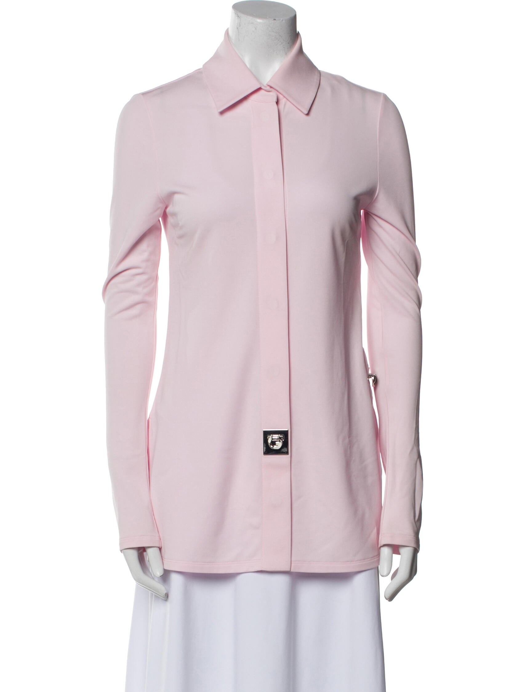 Givenchy Long Sleeve Button-Up Top
