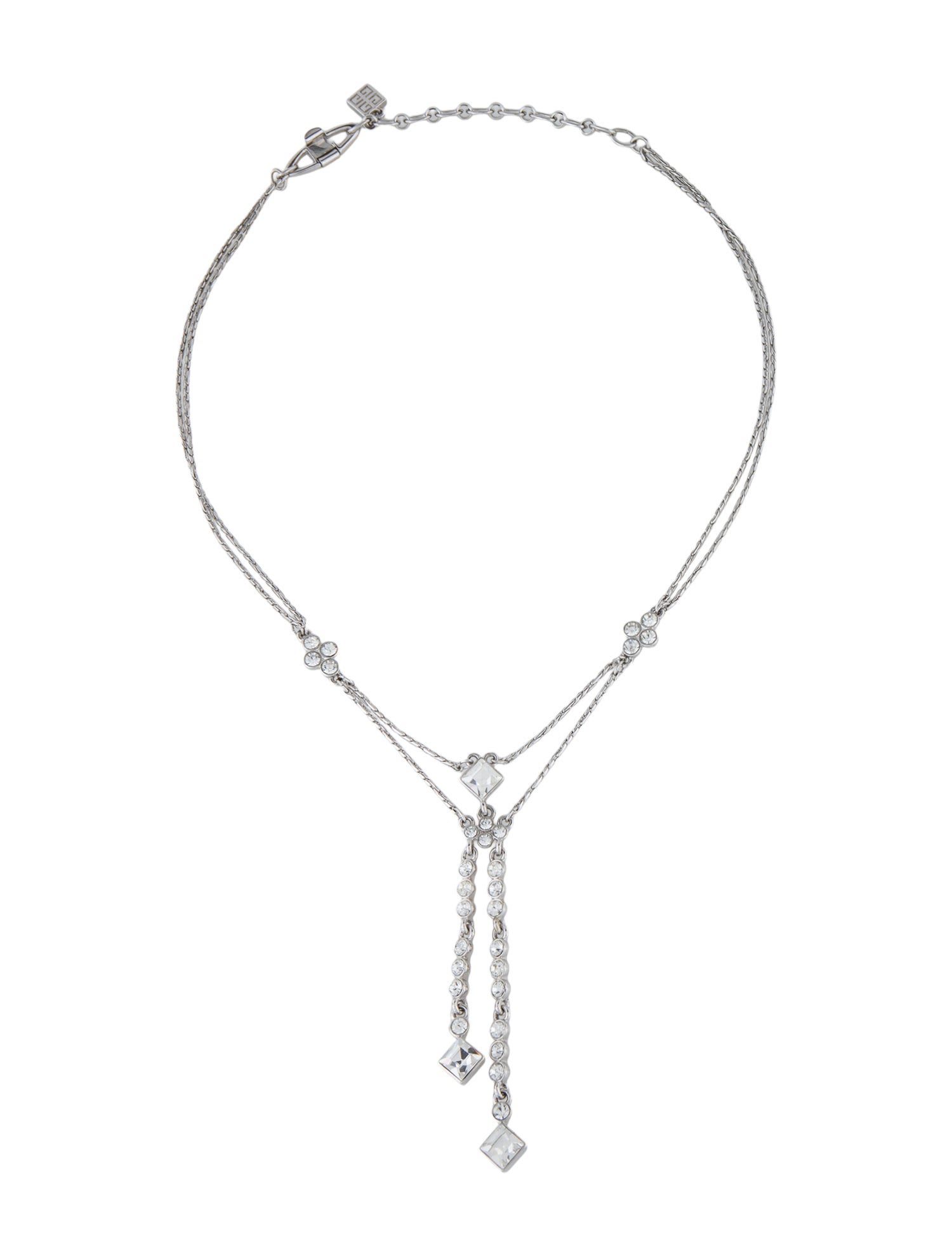 Givenchy Crystal Double Strand Necklace