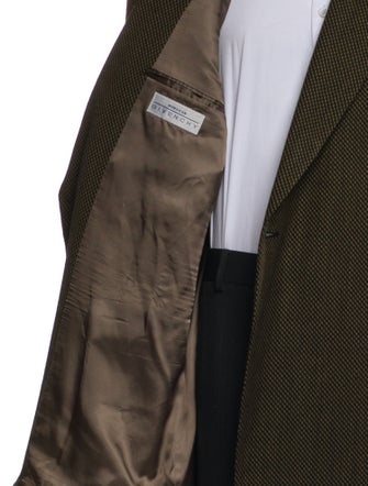 Givenchy Wool Tweed Pattern Peacoat