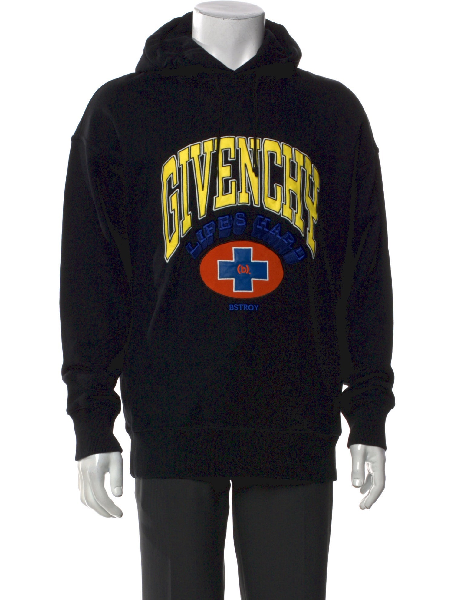 Givenchy Graphic Print Crew Neck Hoodie