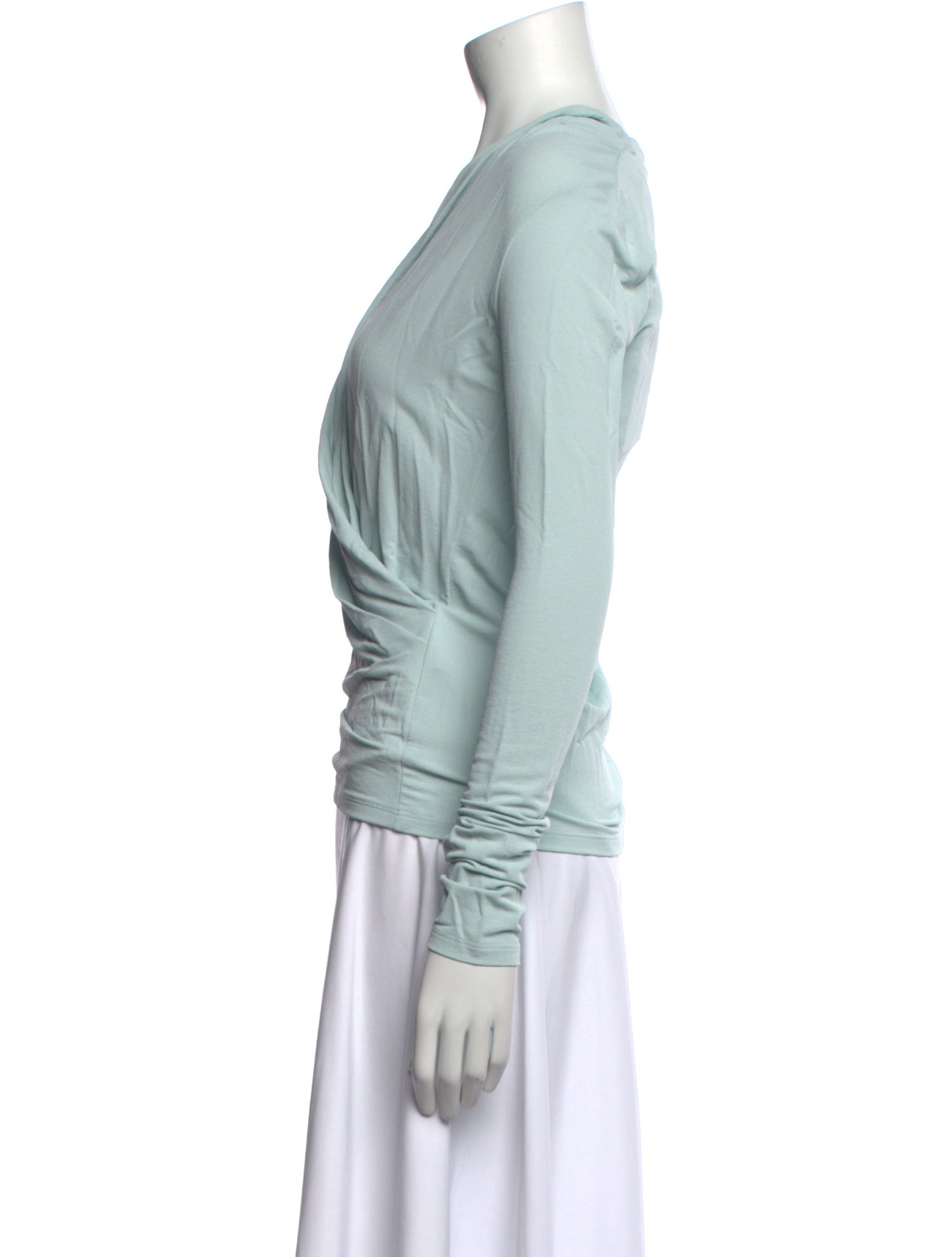 Givenchy V-Neck Long Sleeve Top w/ Tags