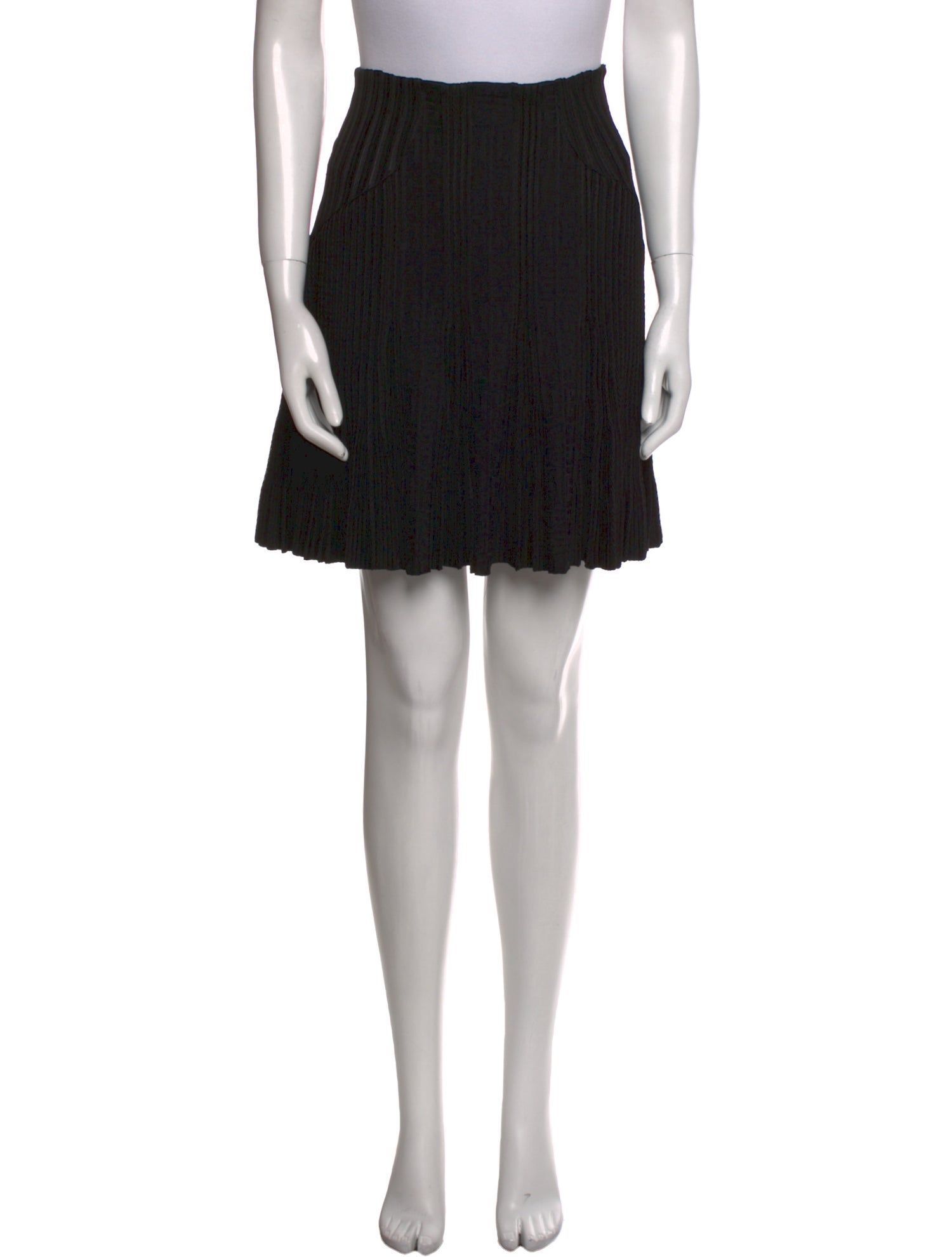 Givenchy Pleated Accents Mini Skirt