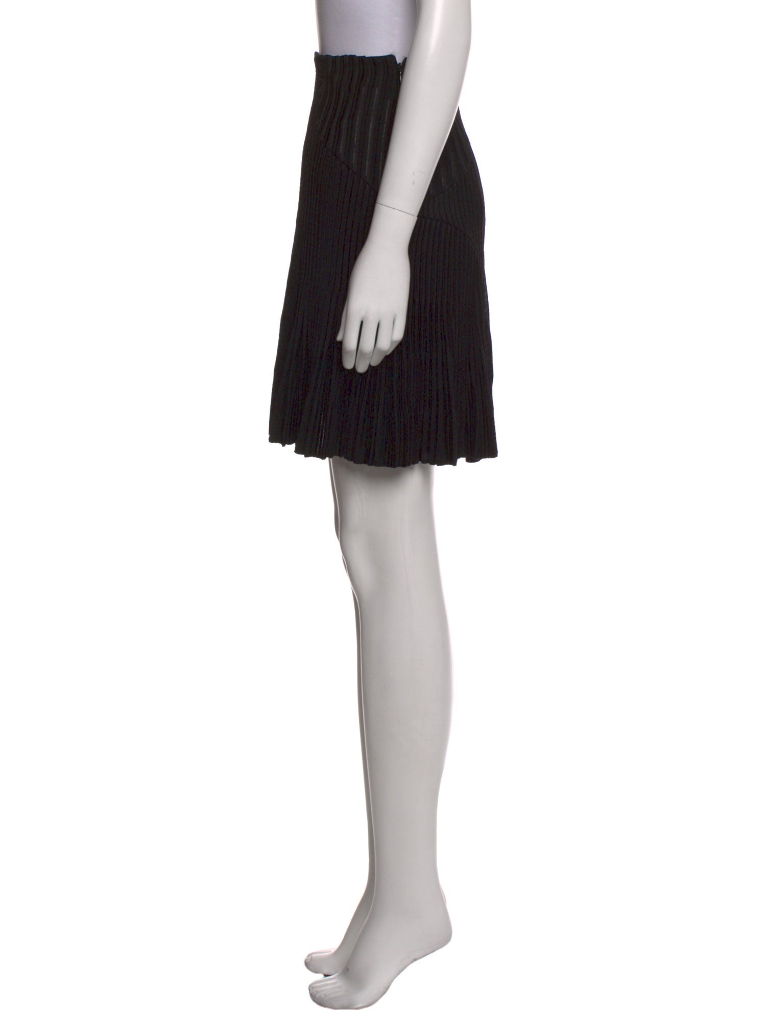 Givenchy Pleated Accents Mini Skirt