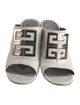 Givenchy Signature Logo Leather Slides