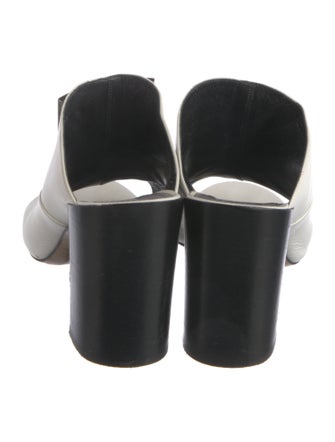 Givenchy Signature Logo Leather Slides