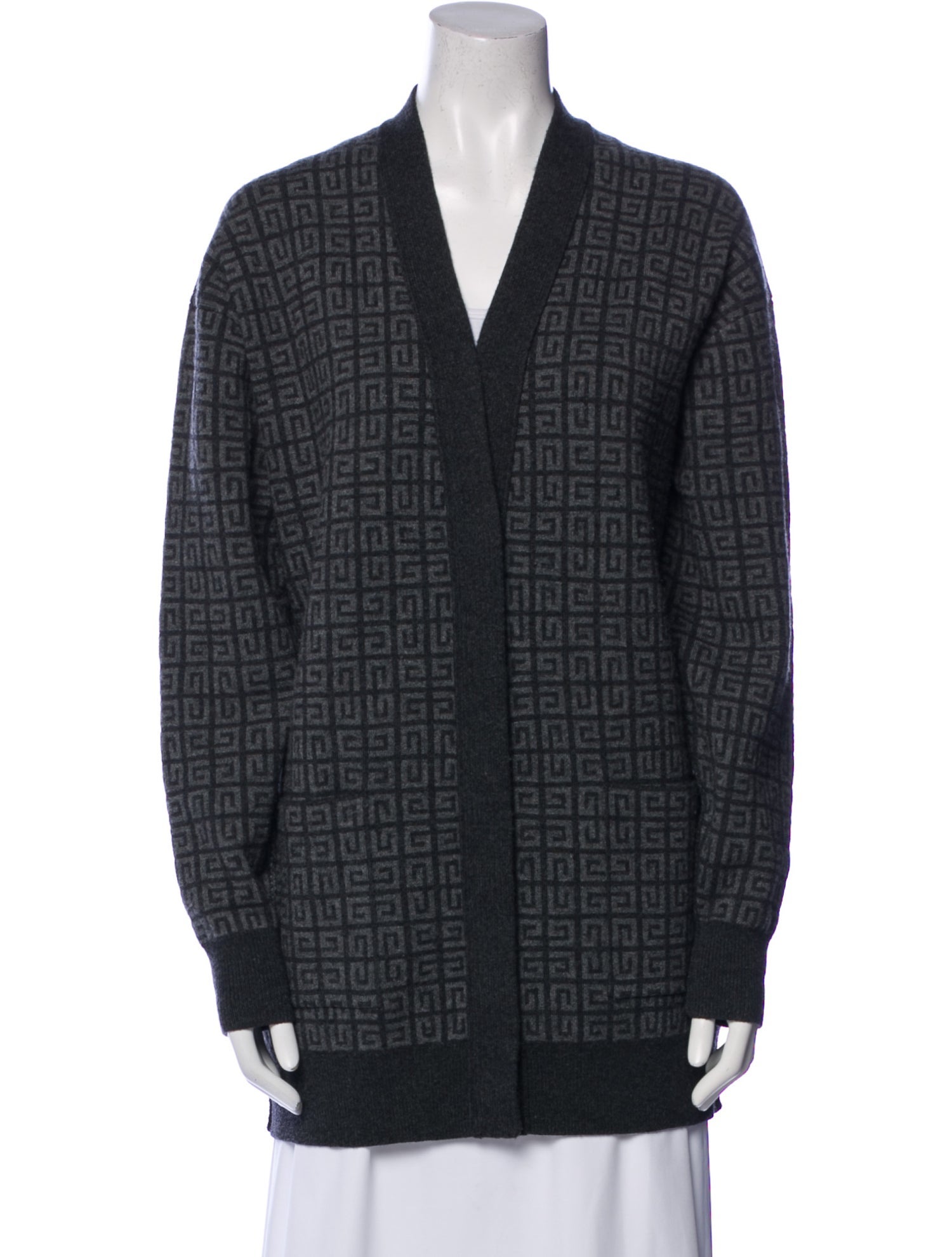 Givenchy Cashmere Plaid Print Sweater