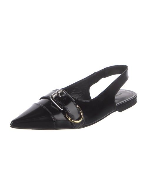Givenchy Leather Slingback Flats