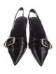 Givenchy Leather Slingback Flats
