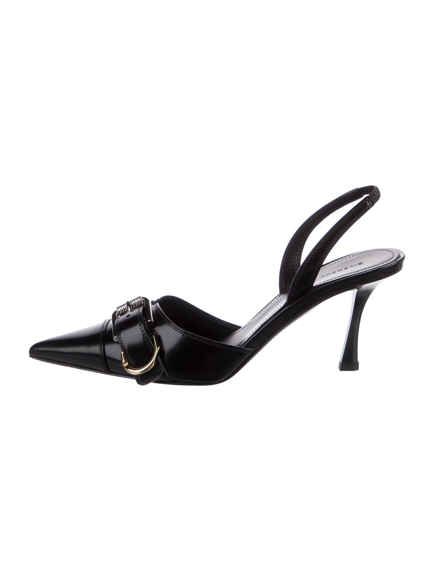 Givenchy Patent Leather Slingback Pumps