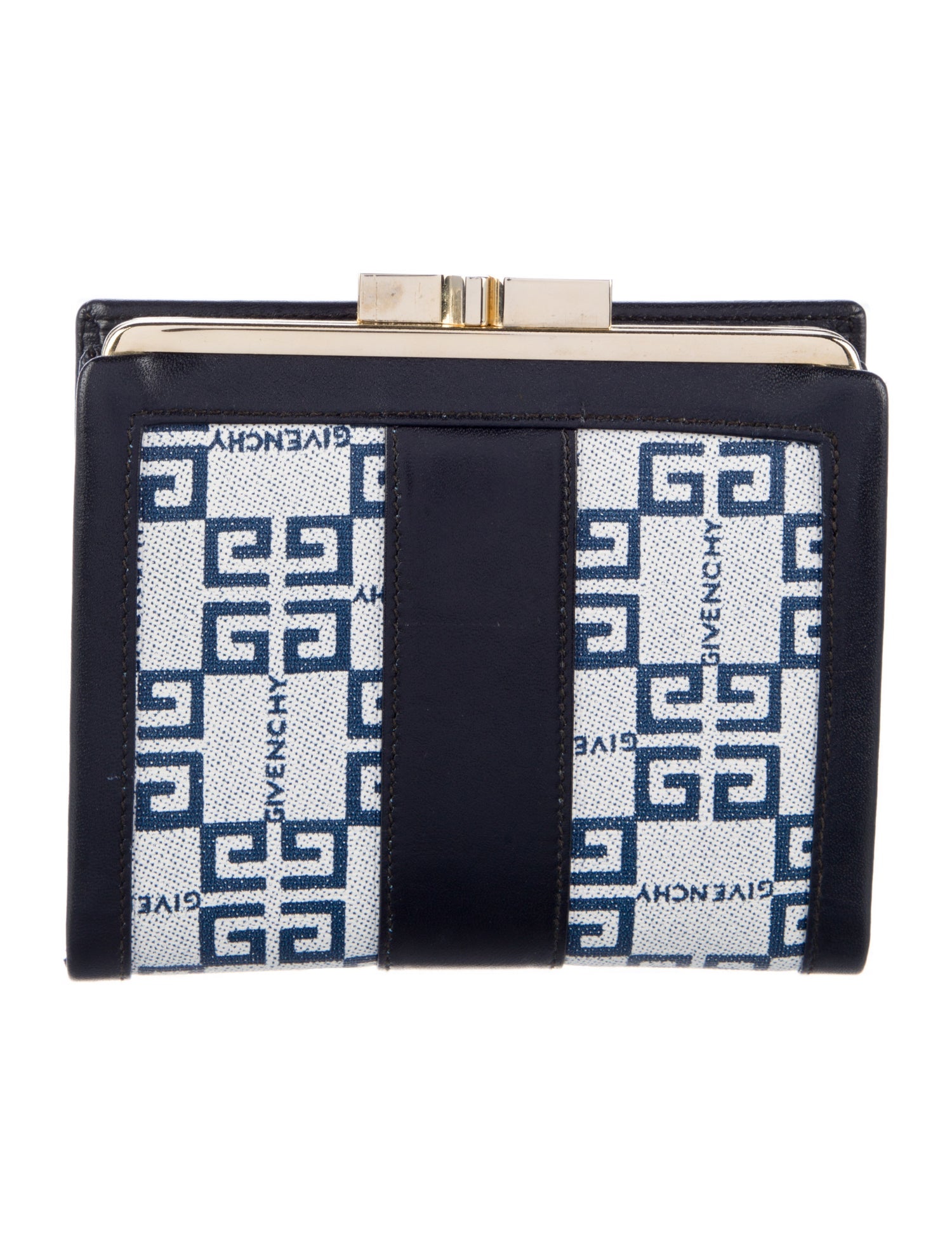 Givenchy Vintage Jacquard Compact Wallet