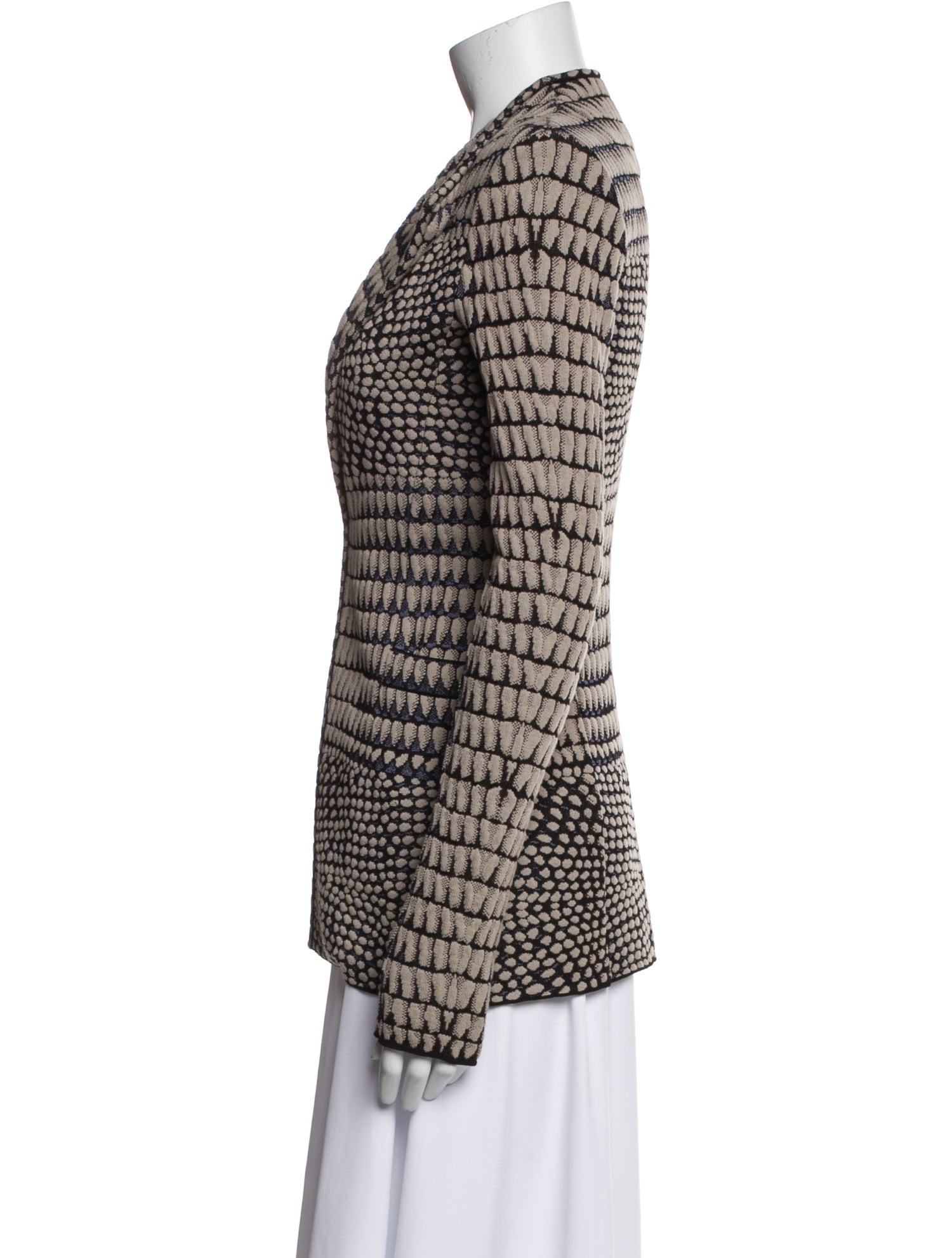 Givenchy Wool Plaid Print Blazer