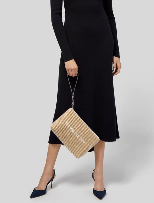 Givenchy Raffia Clutch