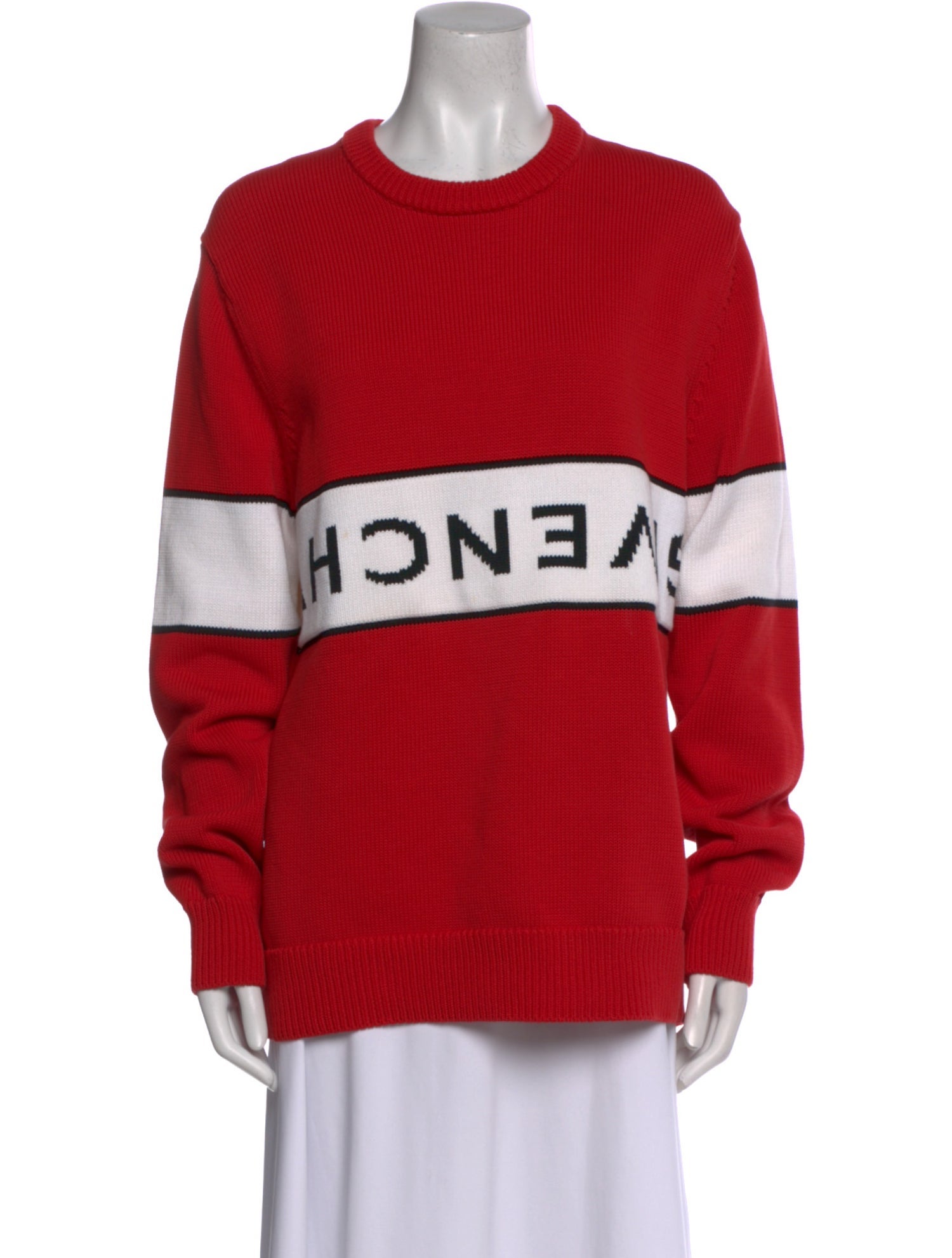 Givenchy Printed Crew Neck Sweater