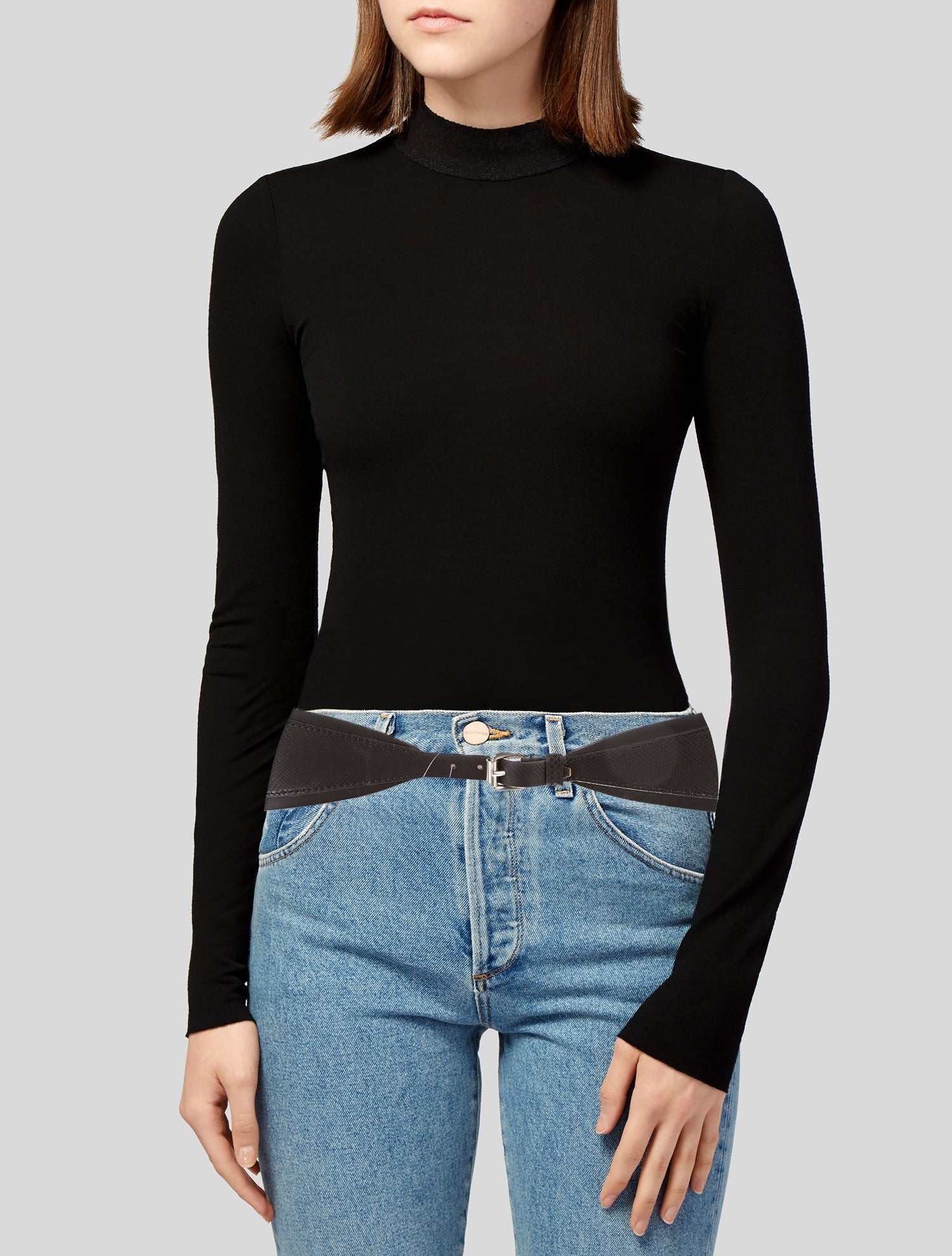 Givenchy Wide Leather Belt