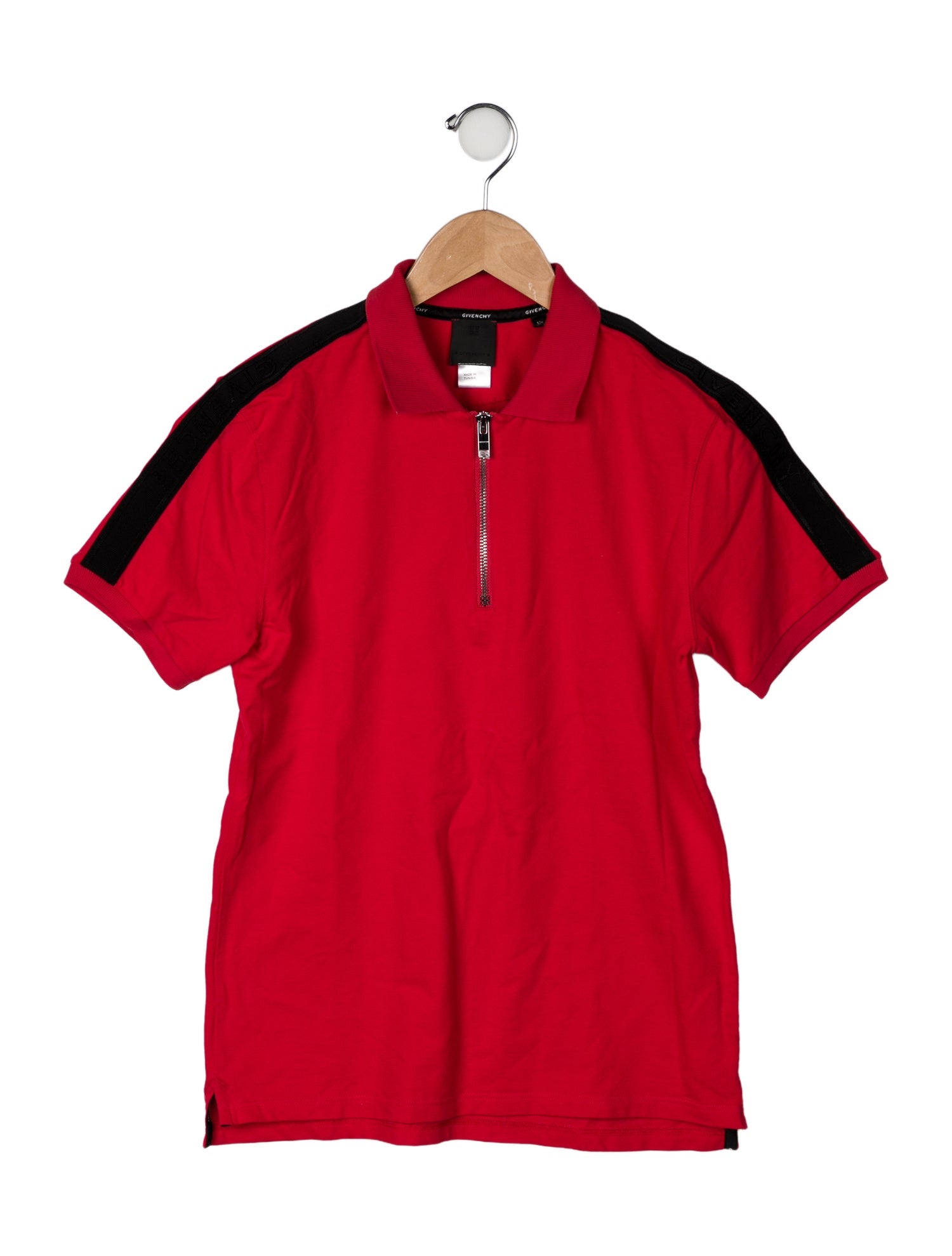 Givenchy Boys' Zipped Short Sleeve Shirt