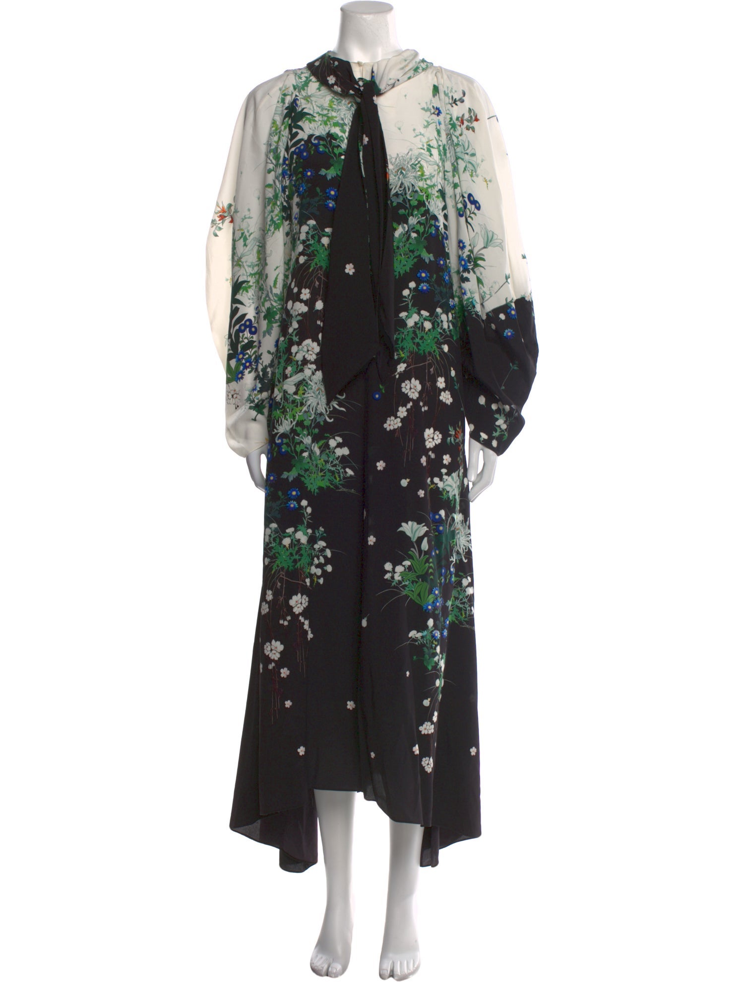 Givenchy Floral Print Long Dress