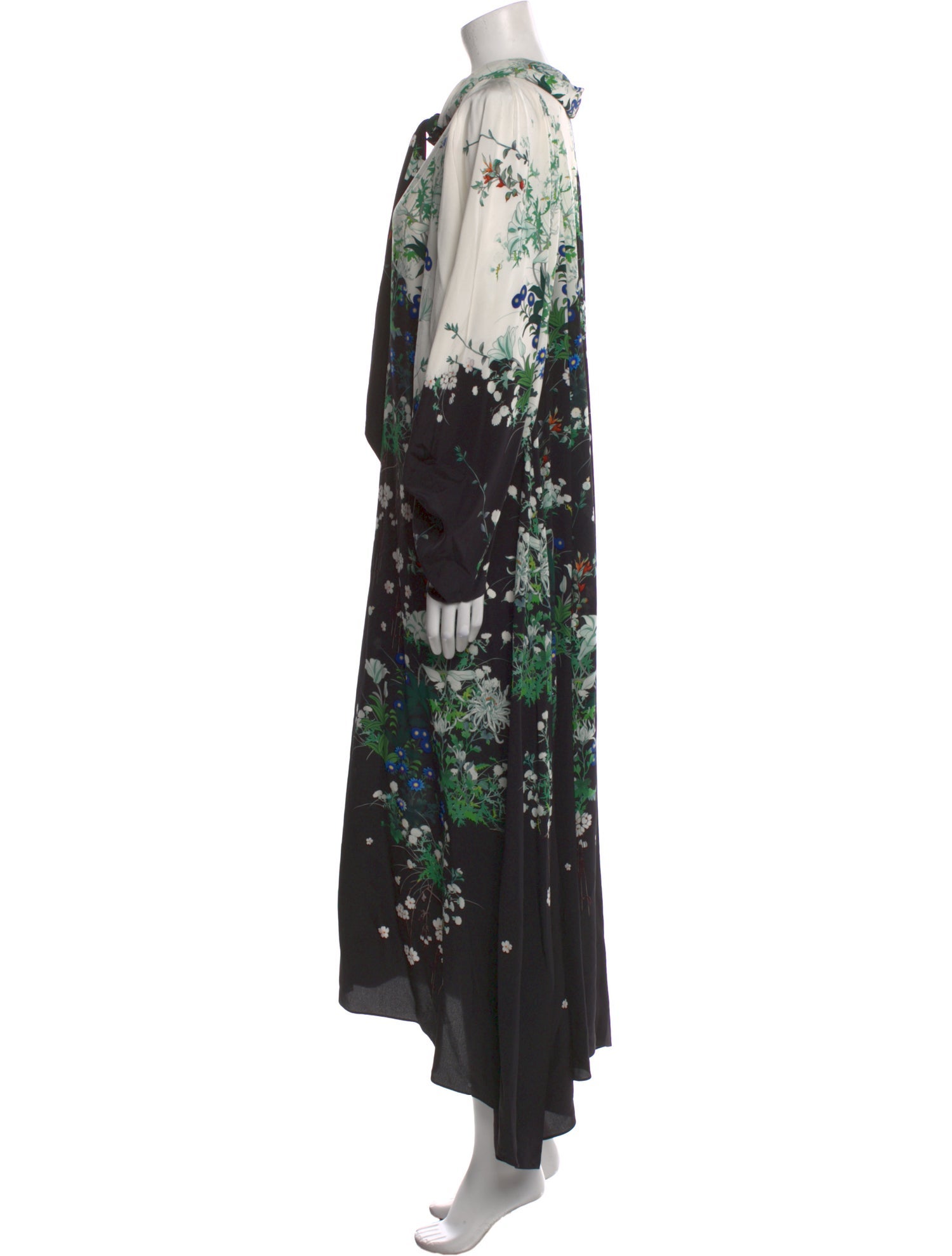 Givenchy Floral Print Long Dress