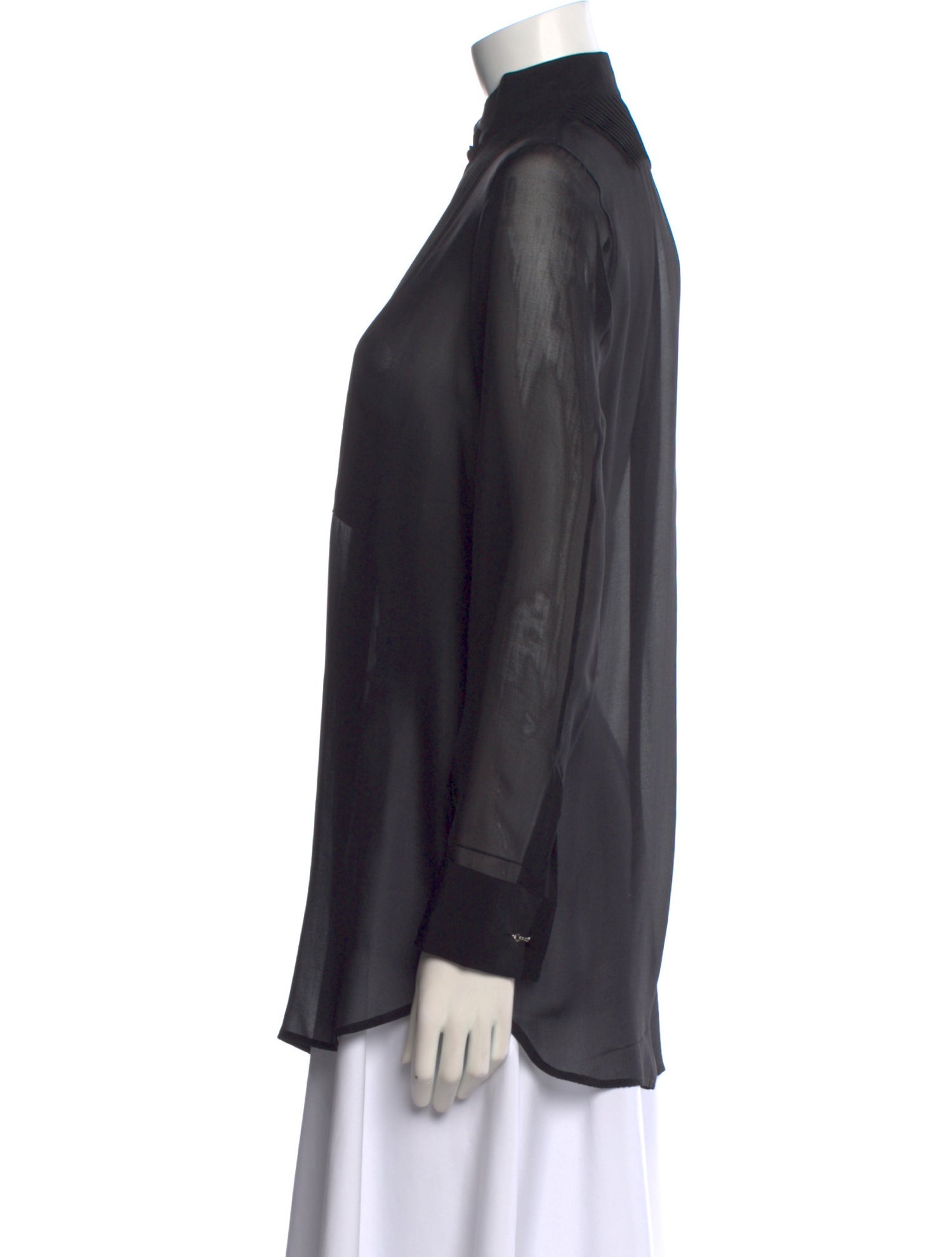 Givenchy Long Sleeve Button-Up Top