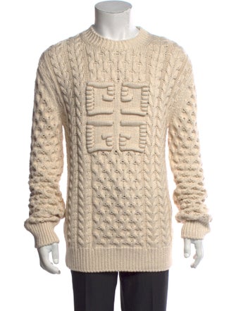 Givenchy Patterned Crew Neck Pullover