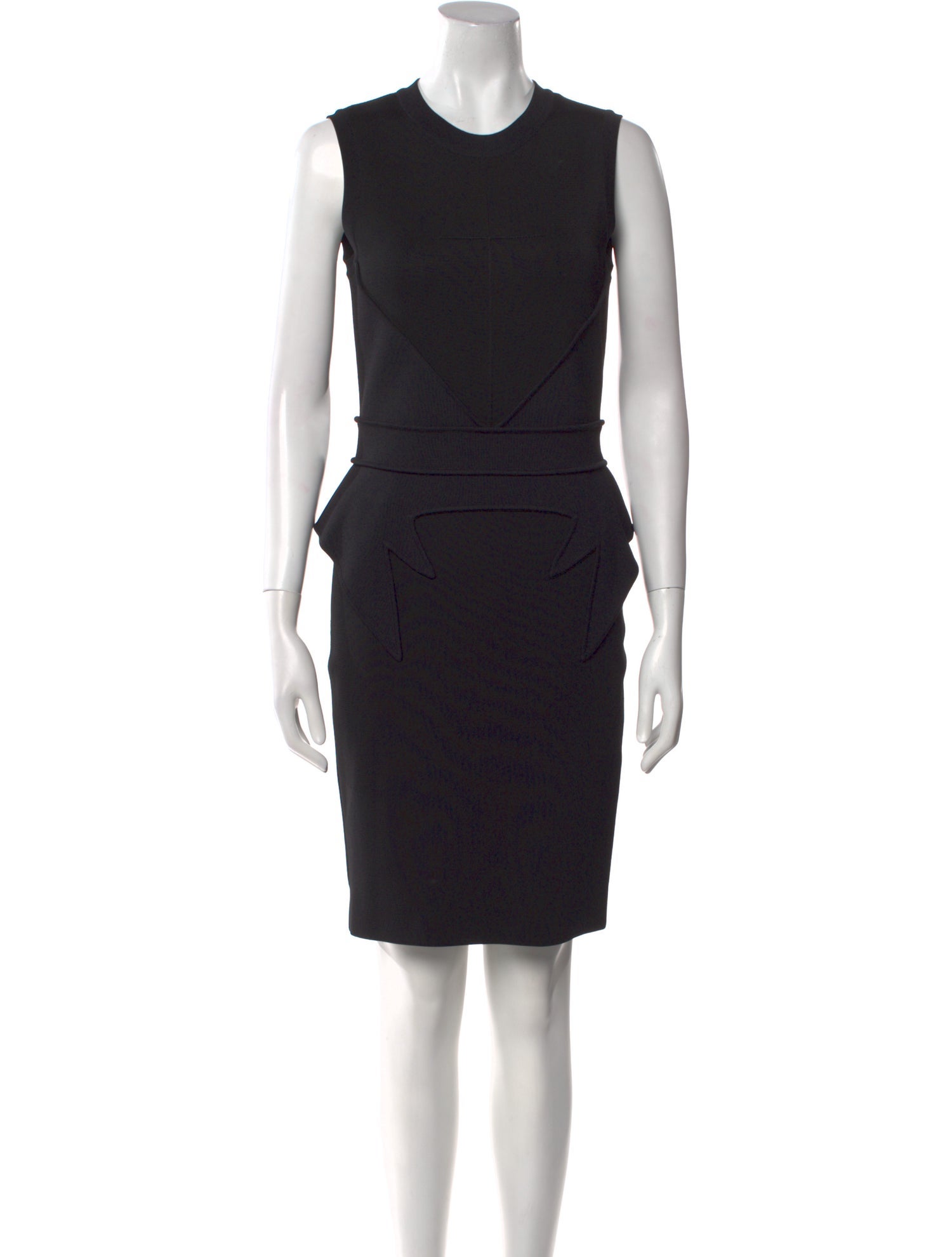 Givenchy Crew Neck Knee-Length Dress