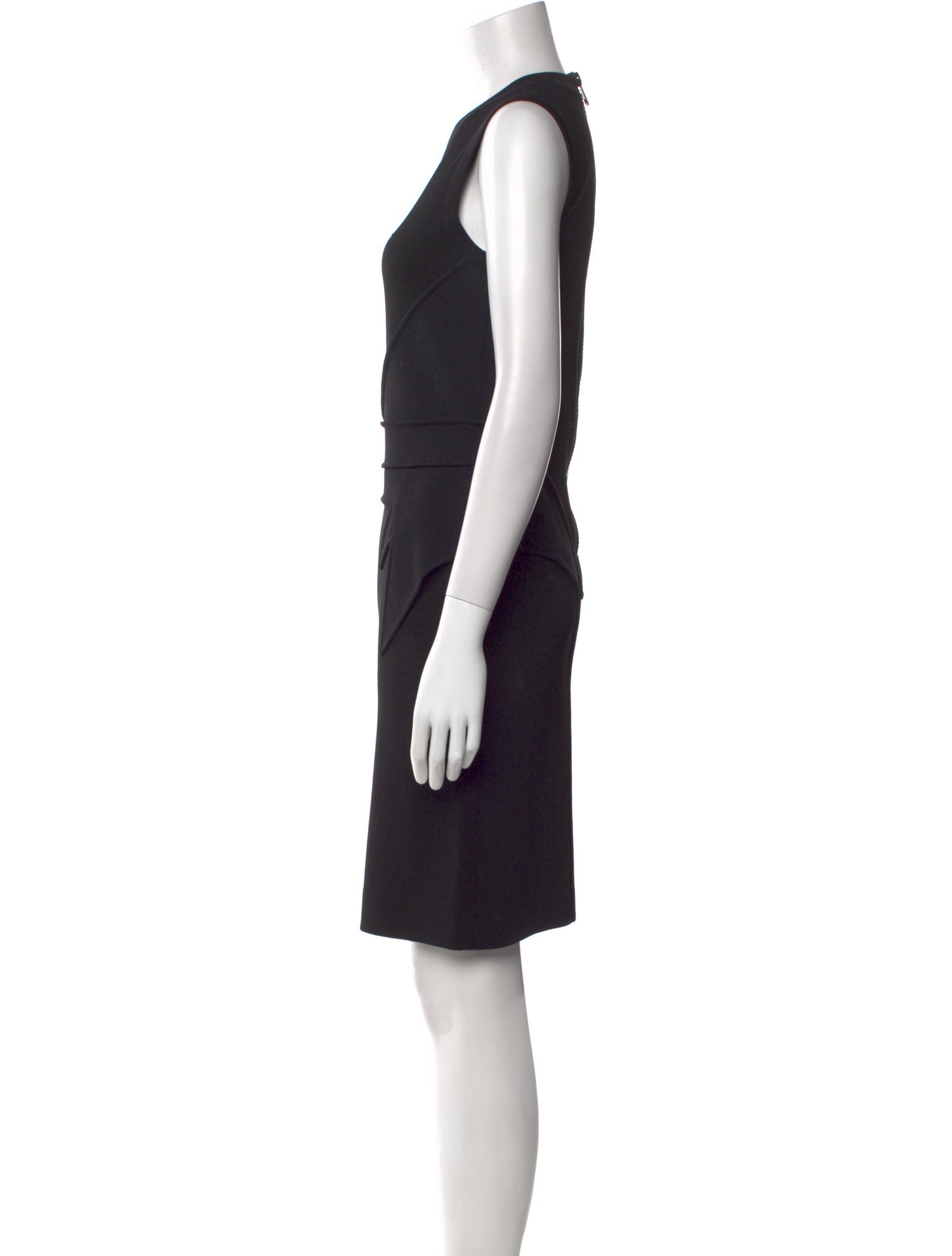 Givenchy Crew Neck Knee-Length Dress