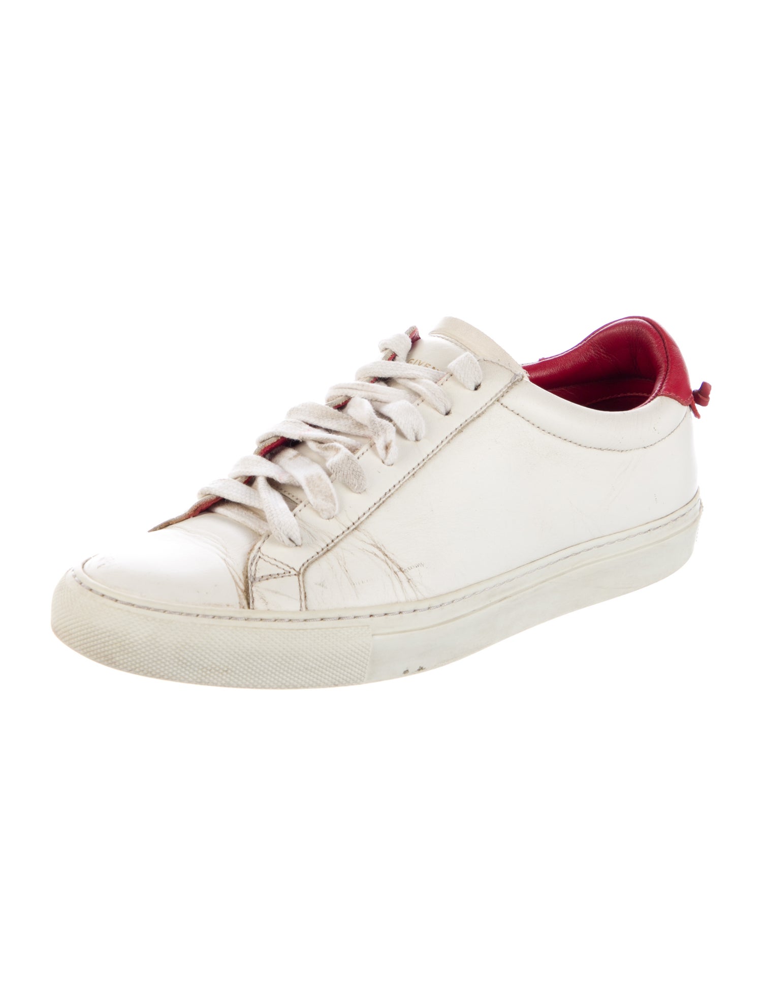 Givenchy Leather Colorblock Pattern Sneakers