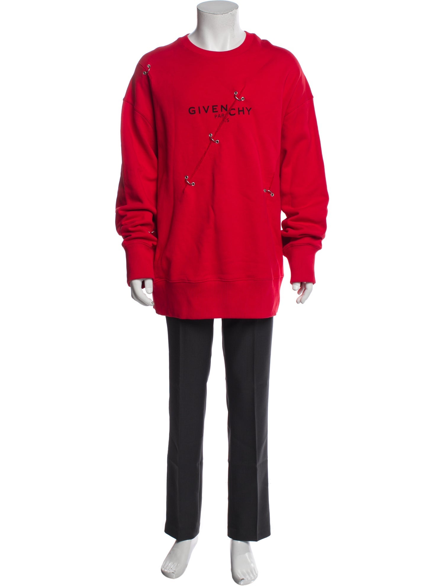 Givenchy Graphic Print Crew Neck Pullover