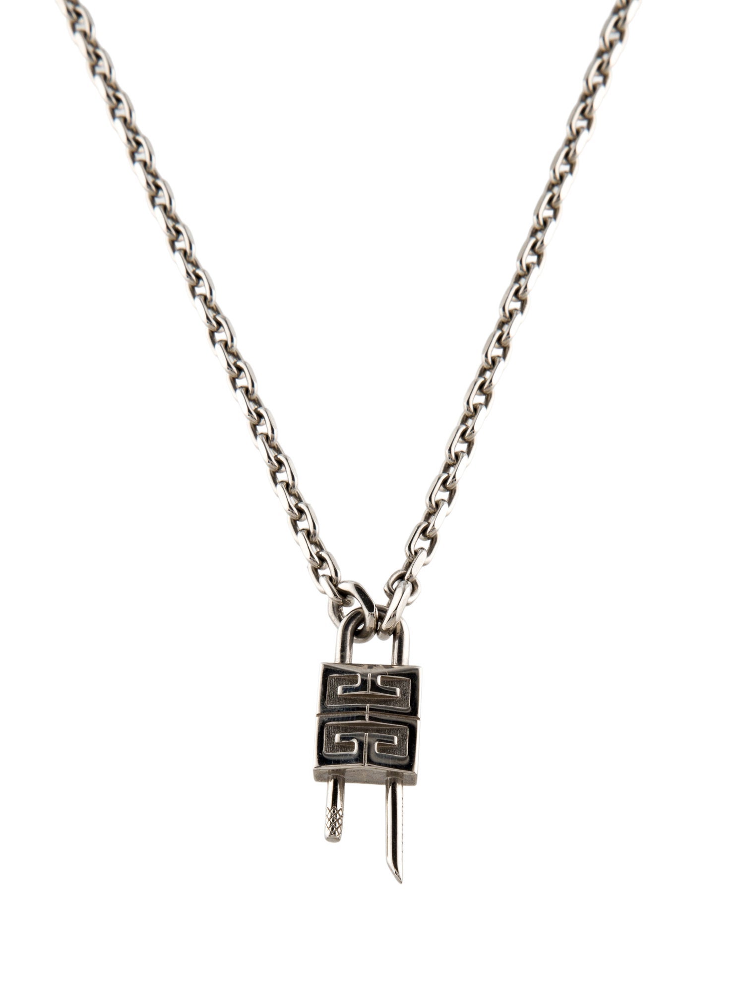 Givenchy Padlock Pendant Necklace