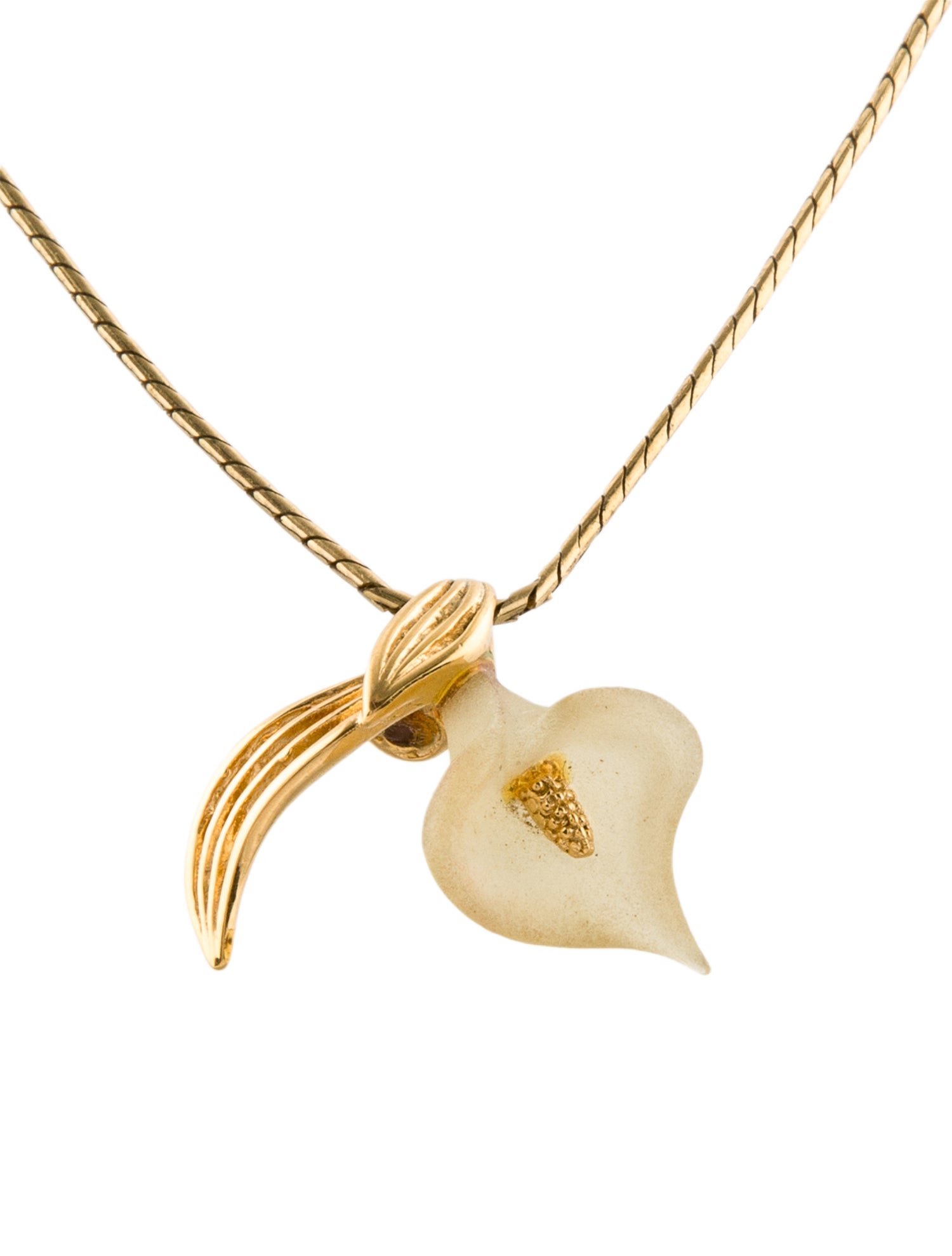 Givenchy Vintage Resin Pendant Necklace