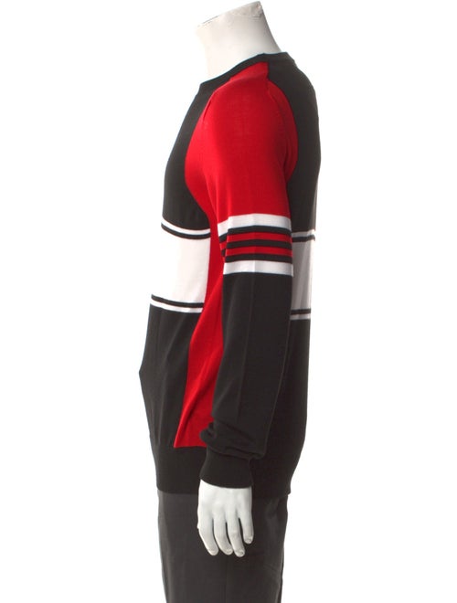 Givenchy Wool Colorblock Pattern Pullover