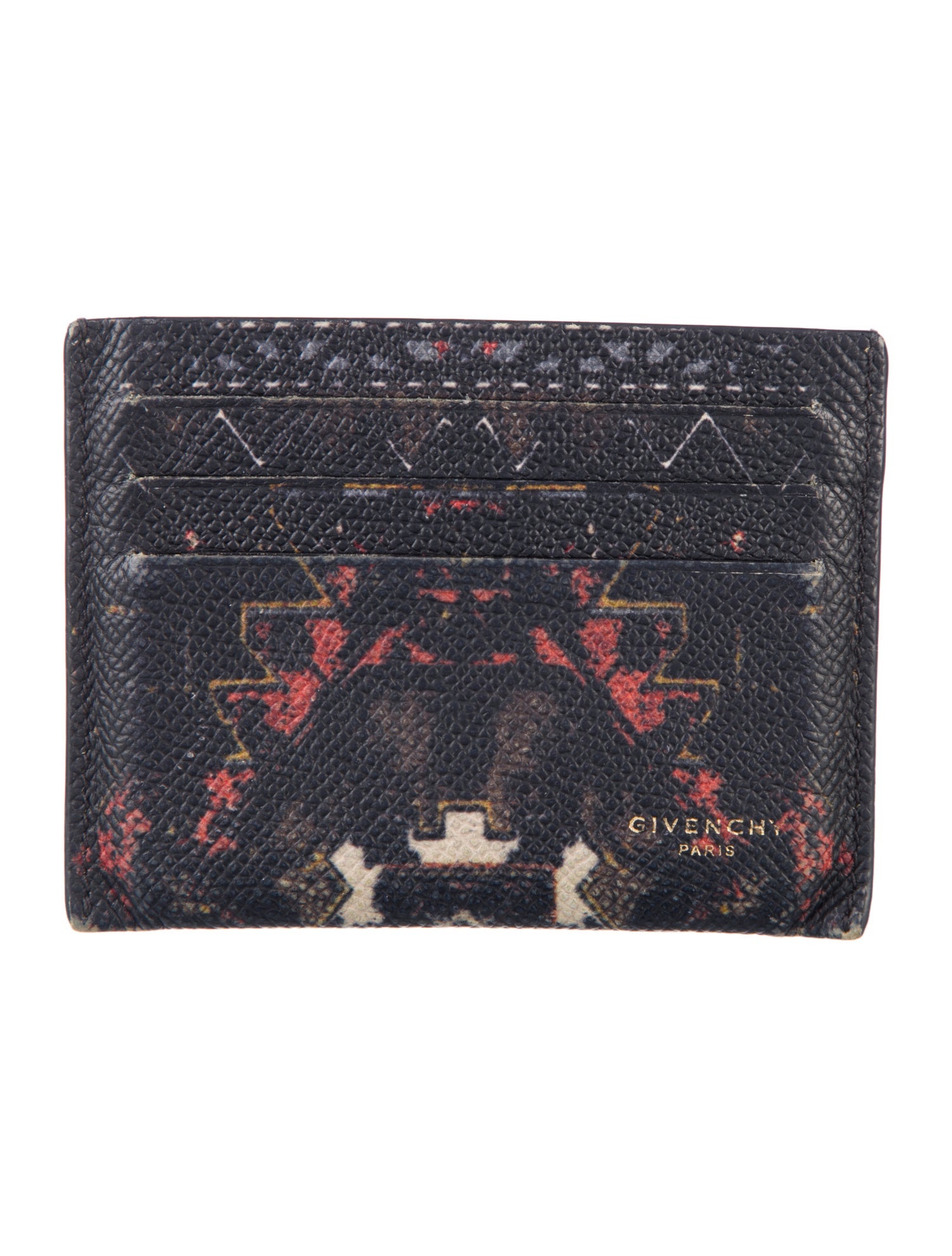 Givenchy Leather Printed Card Holder