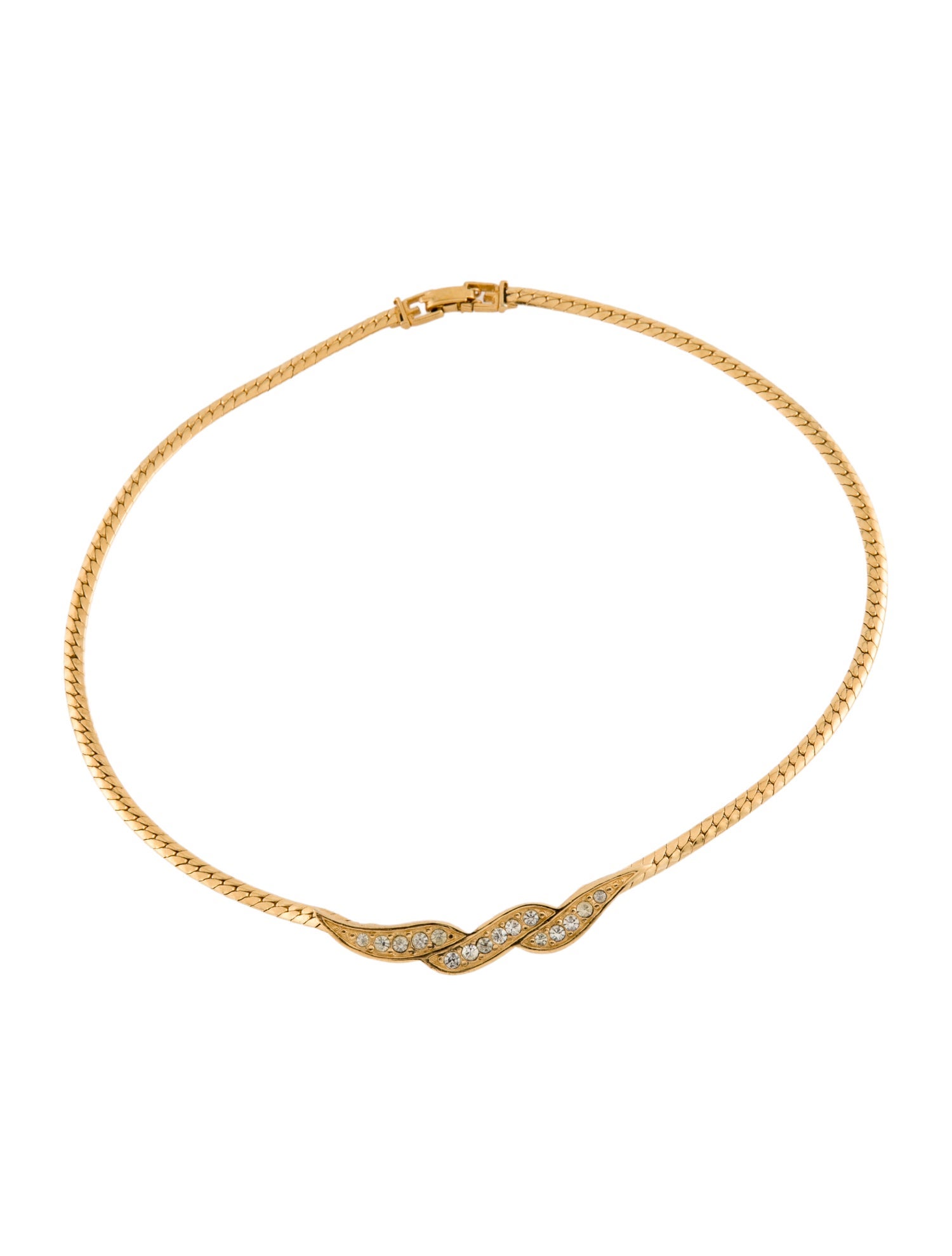 Givenchy Vintage Crystal Collar Necklace