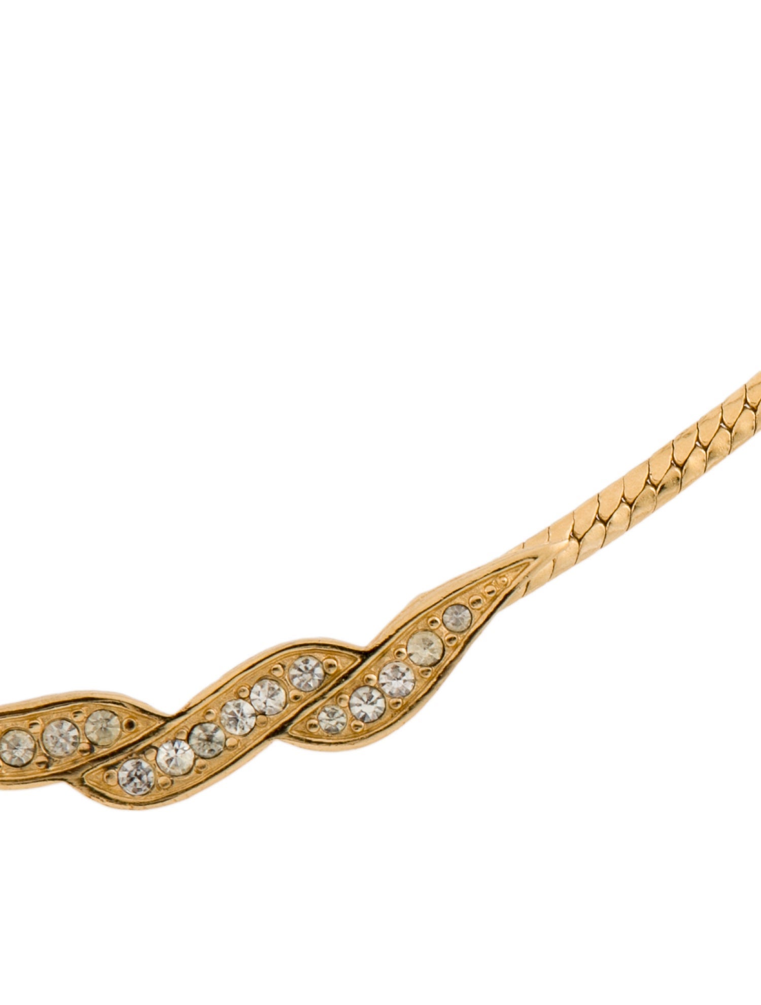 Givenchy Vintage Crystal Collar Necklace