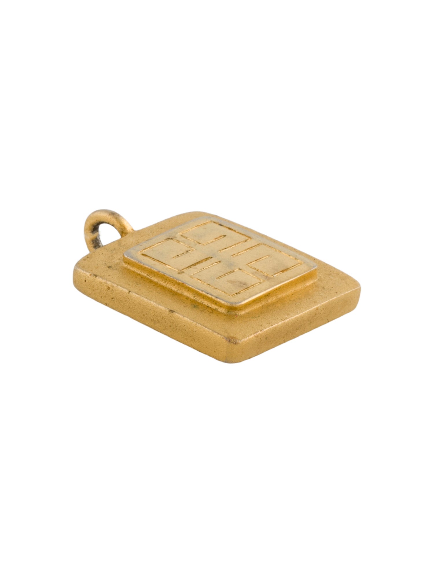 Givenchy Vintage Square Pendant