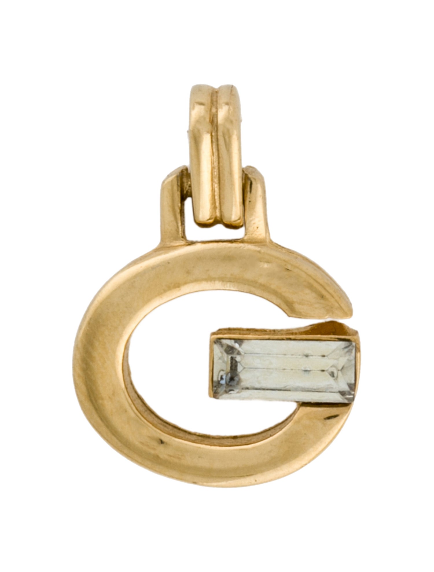 Givenchy Crystal 'G' Pendant