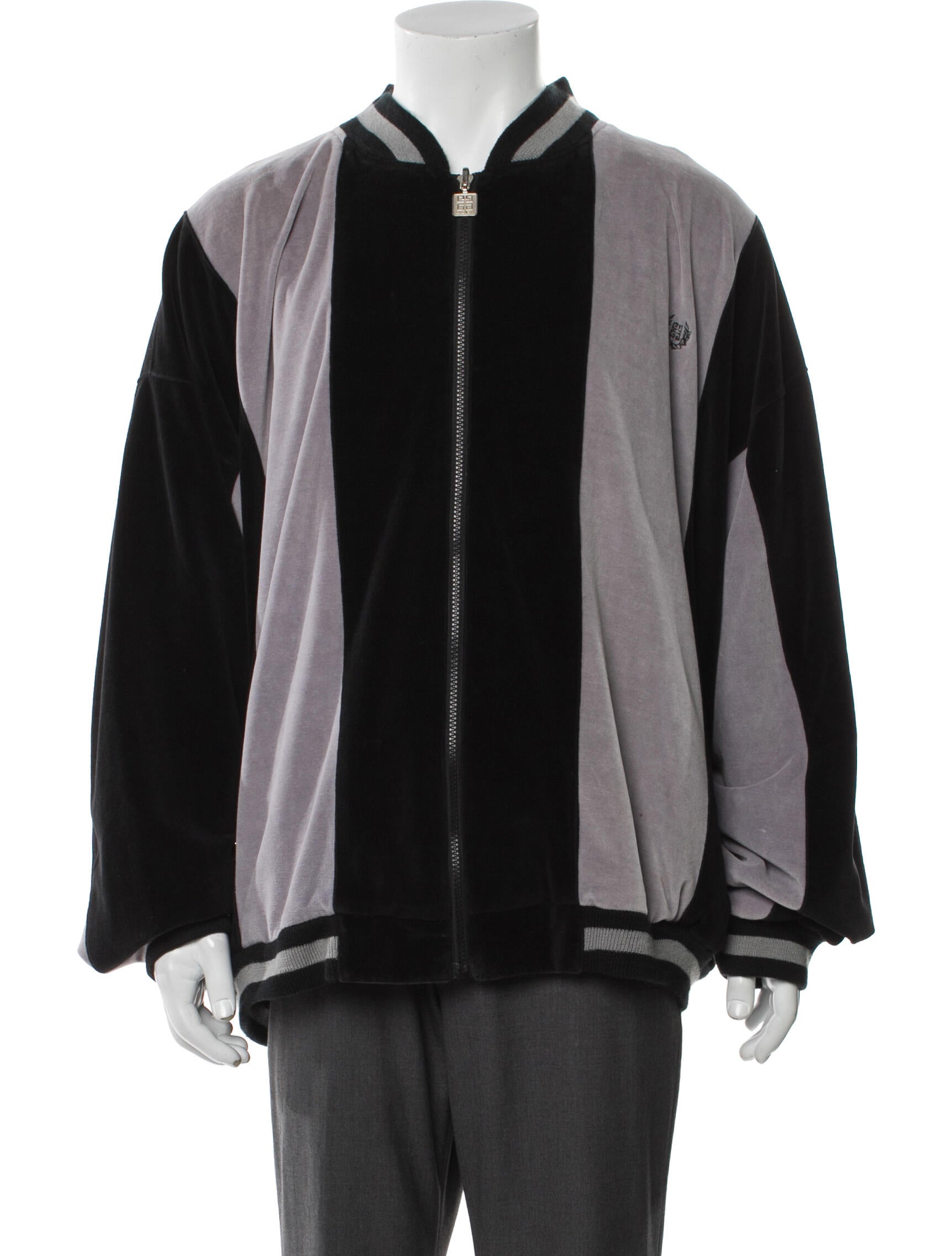 Givenchy Silk Striped Windbreaker