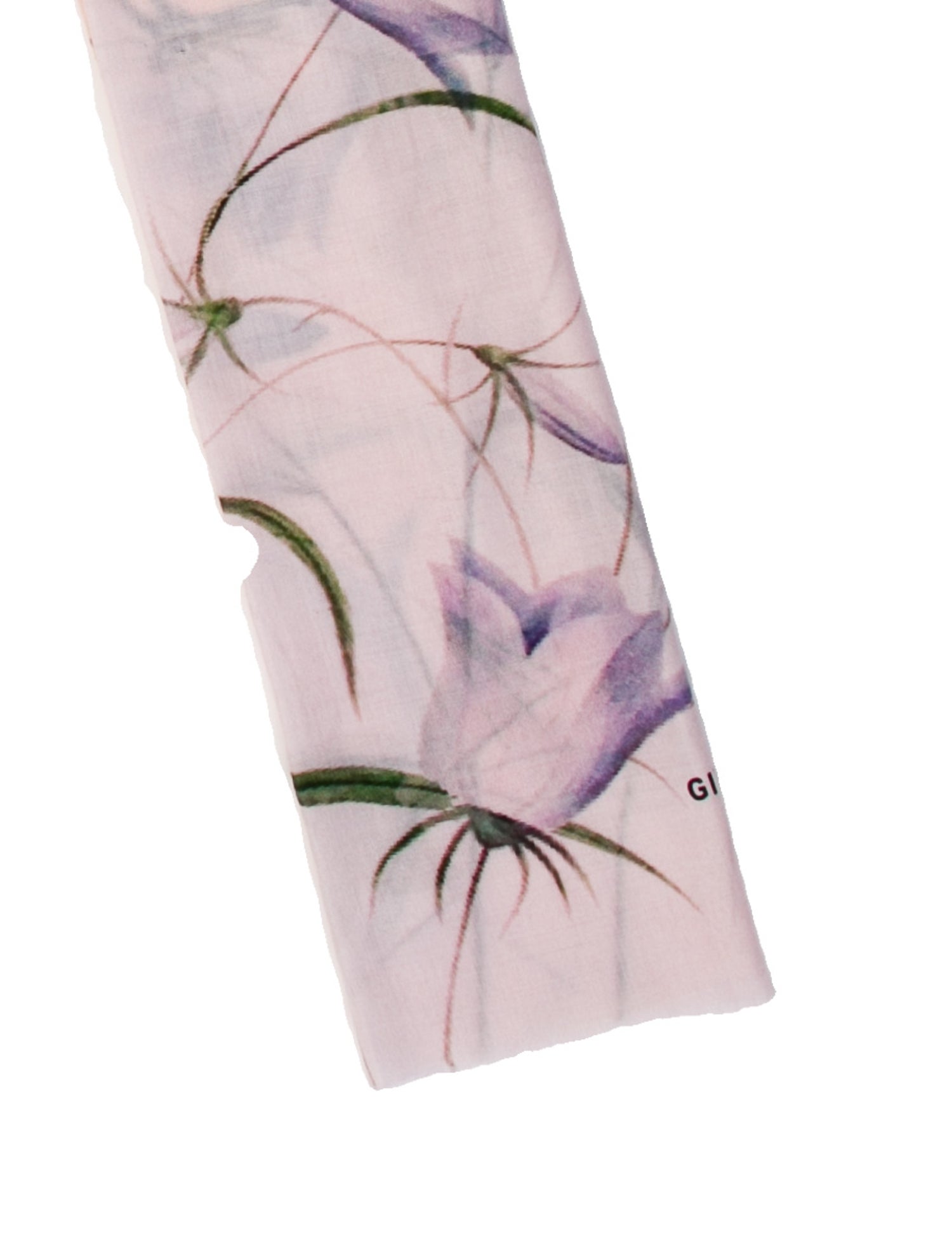 Givenchy Wool Floral Print Scarf