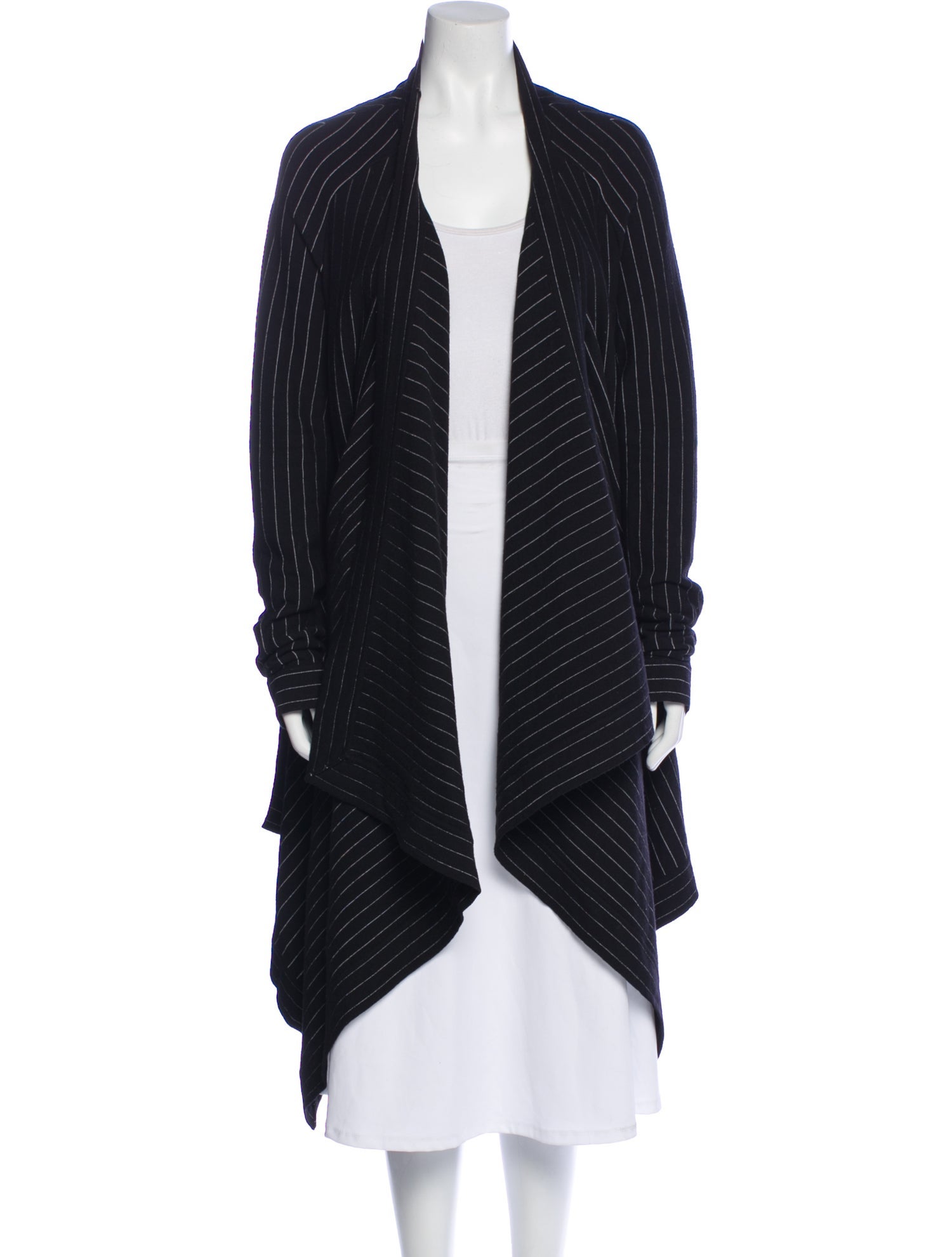 Givenchy Striped Open Front Sweater