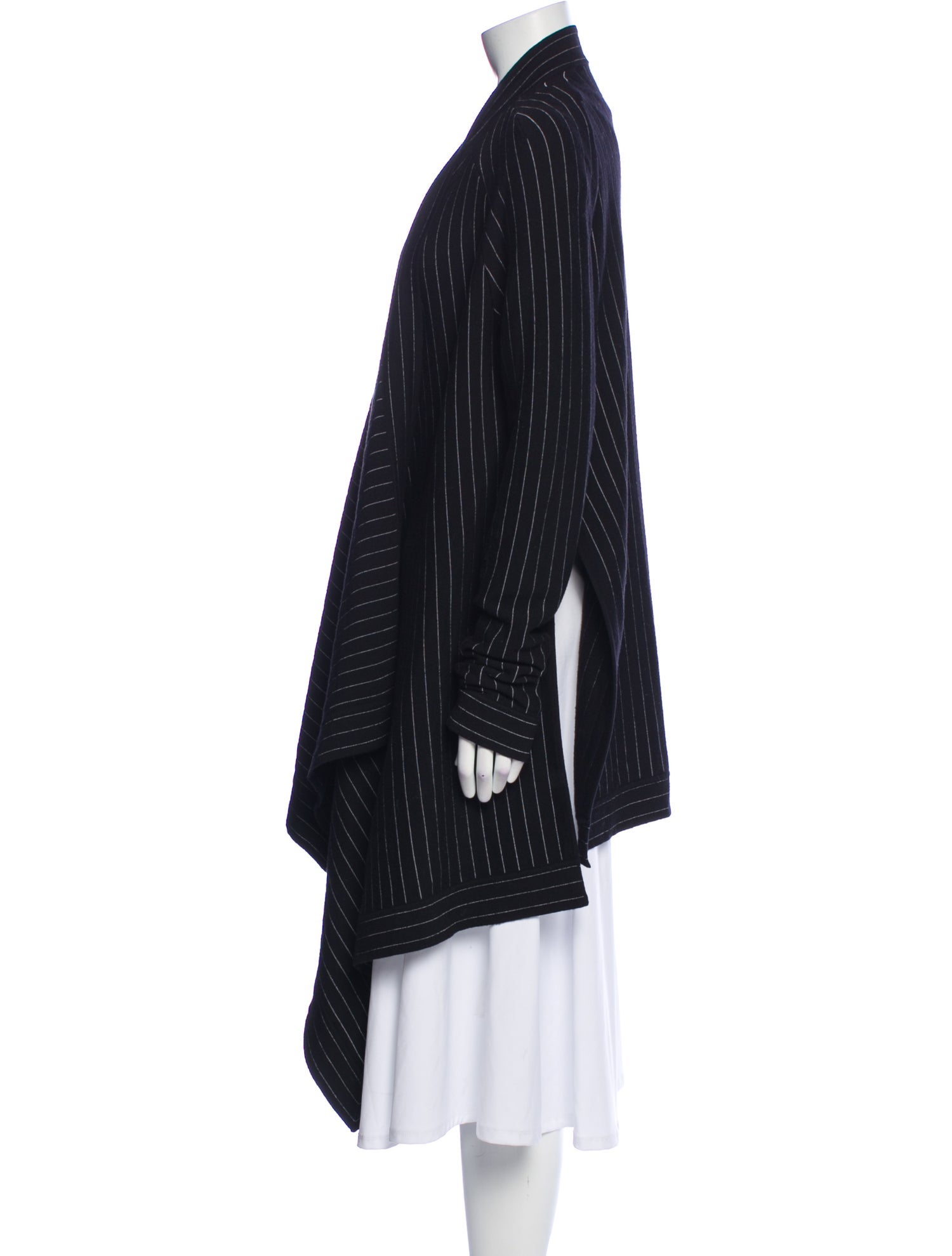 Givenchy Striped Open Front Sweater