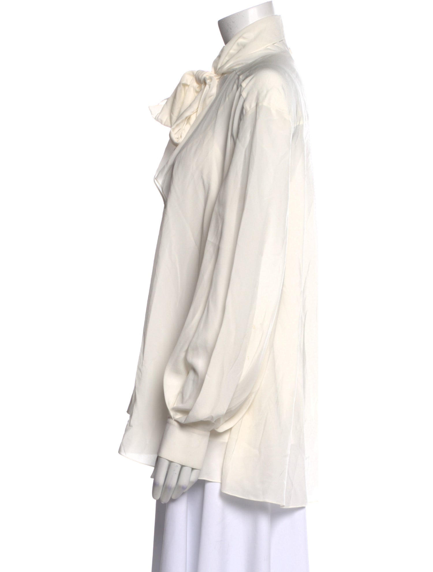 Givenchy Silk V-Neck Blouse