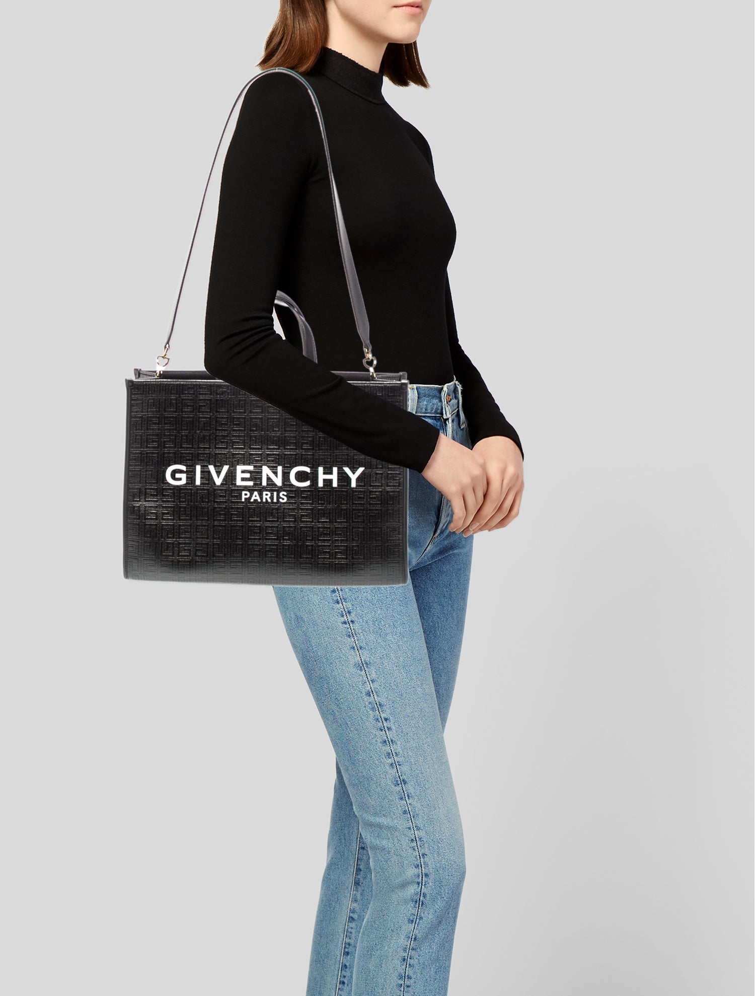 Givenchy Embossed Leather Belt Bag