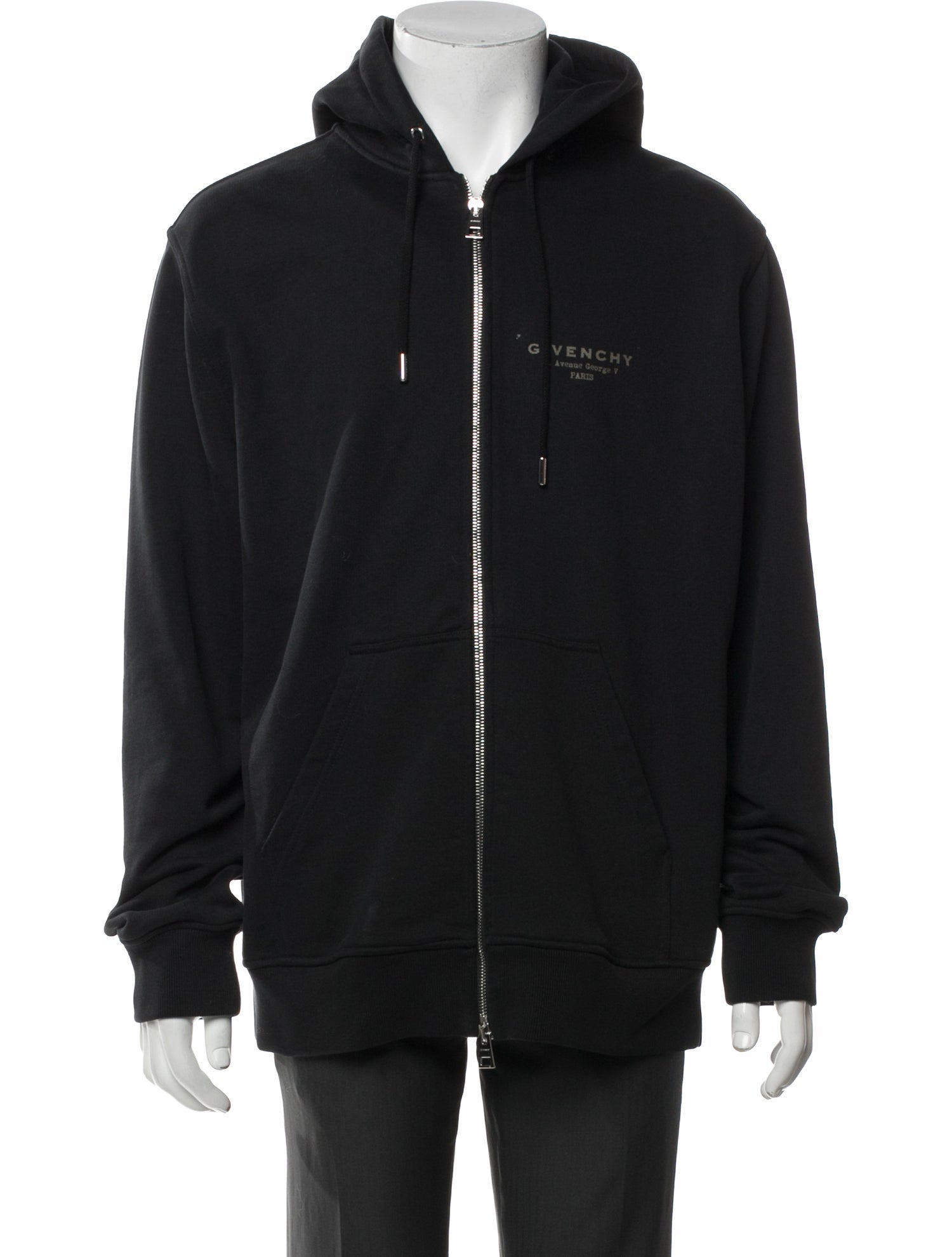 Givenchy V-Neck Long Sleeve Hoodie