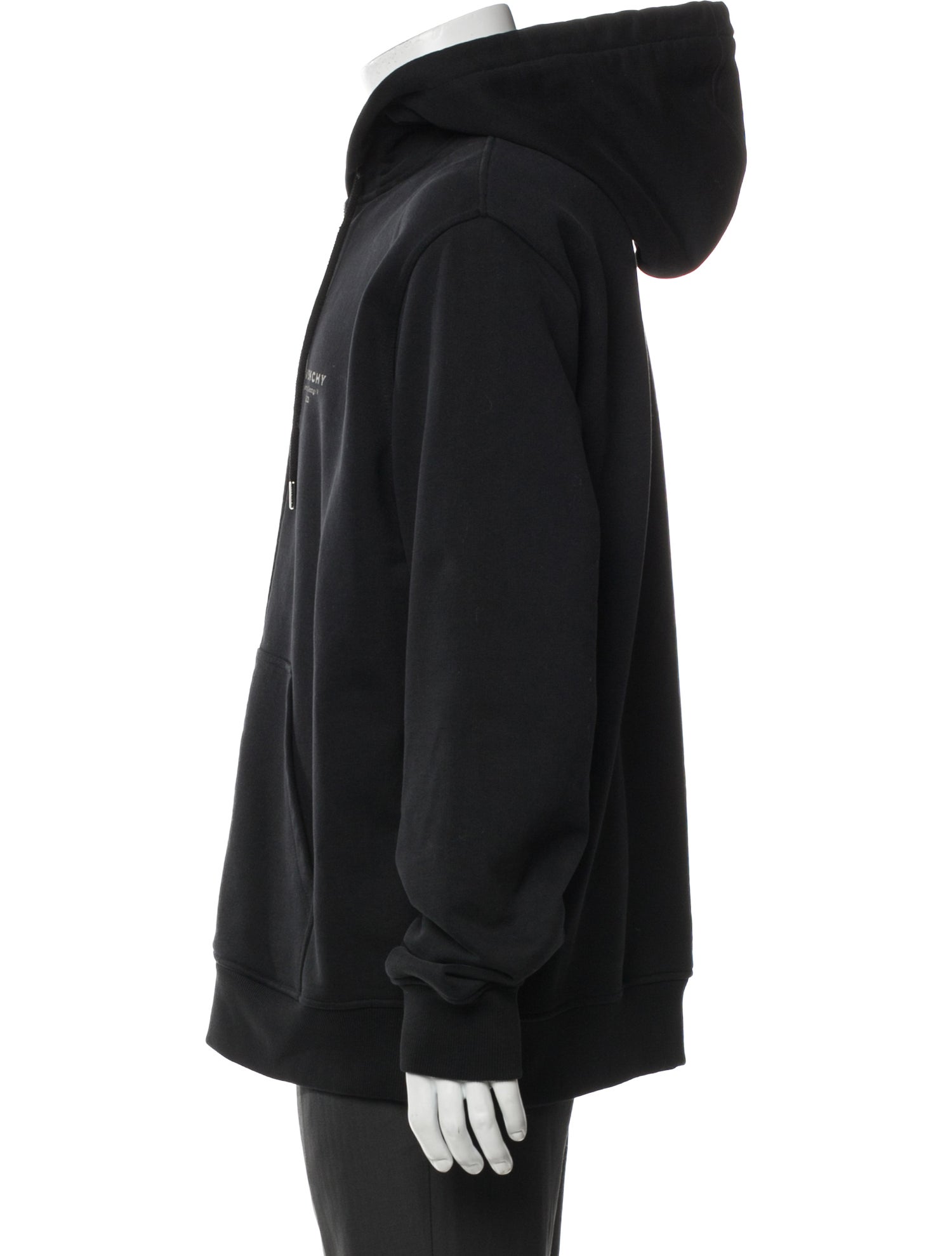 Givenchy V-Neck Long Sleeve Hoodie