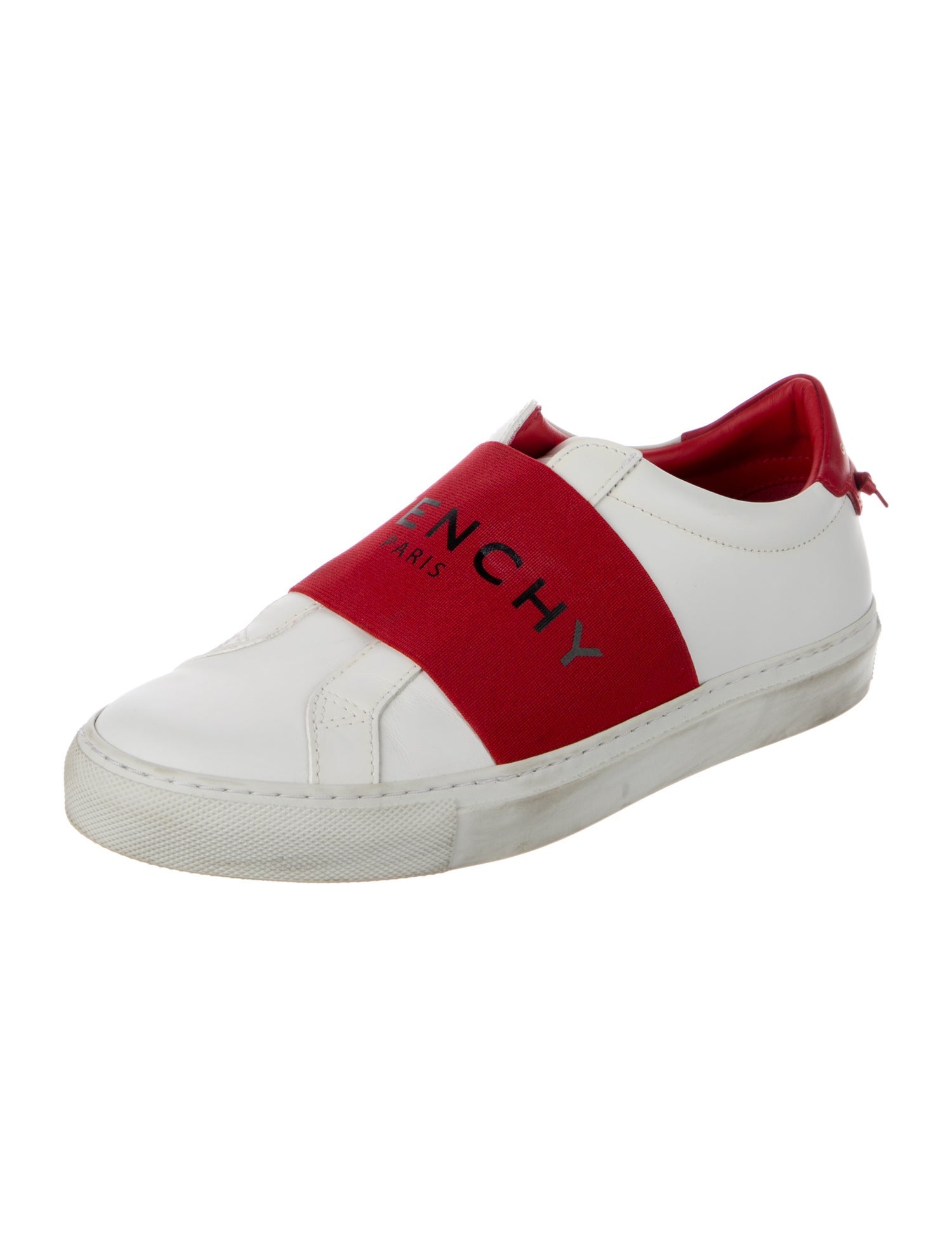 Givenchy Leather Colorblock Pattern Sneakers