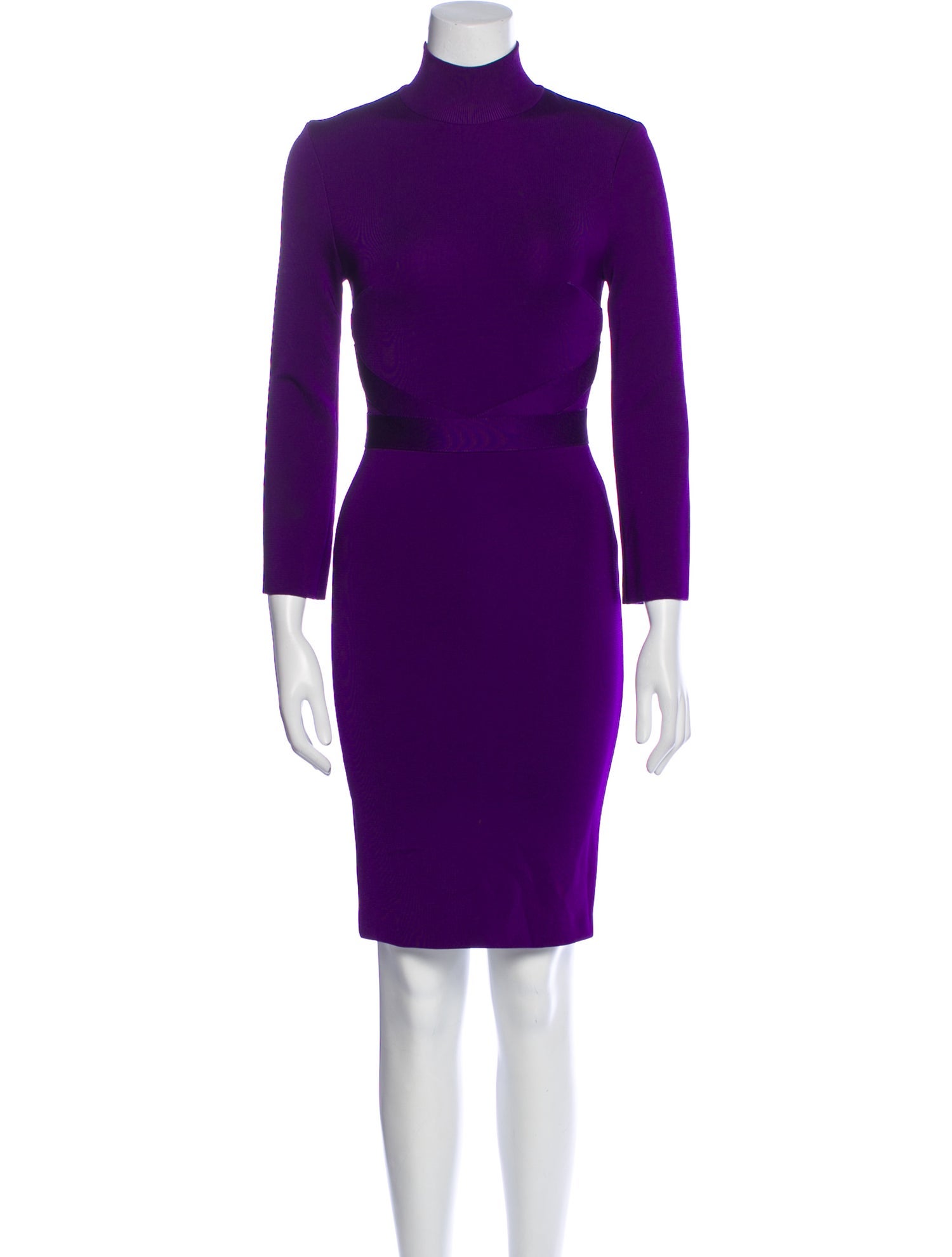 Givenchy Mock Neck Mini Dress