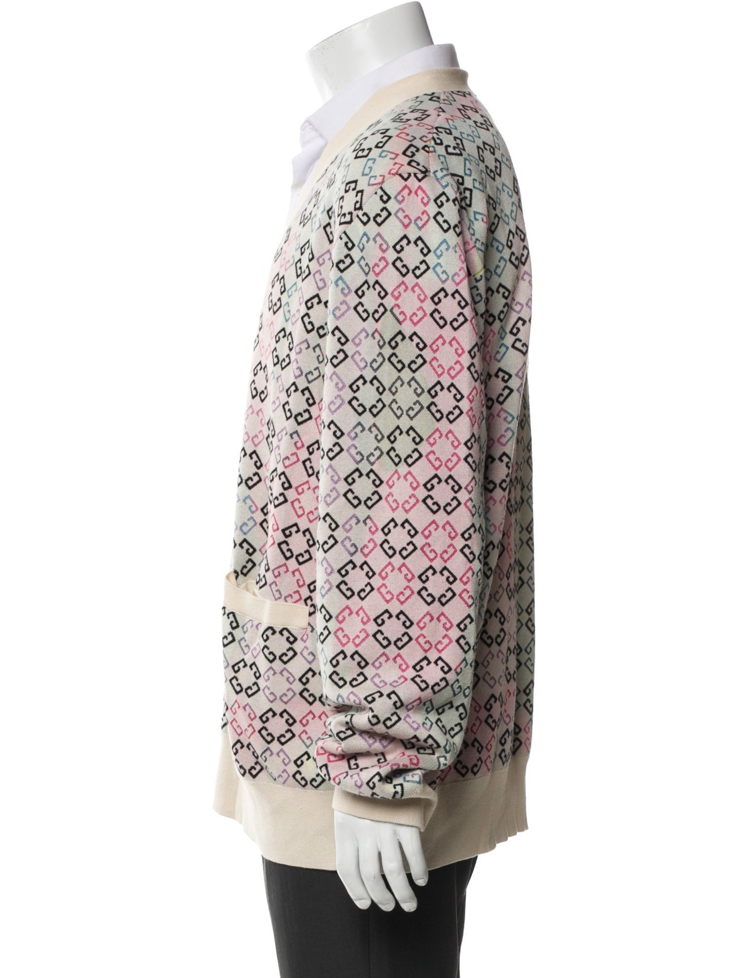 Givenchy Printed V-Neck Cardigan