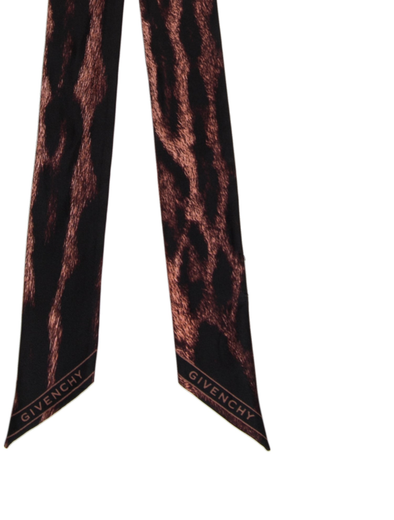 Givenchy Silk Animal Print Scarf
