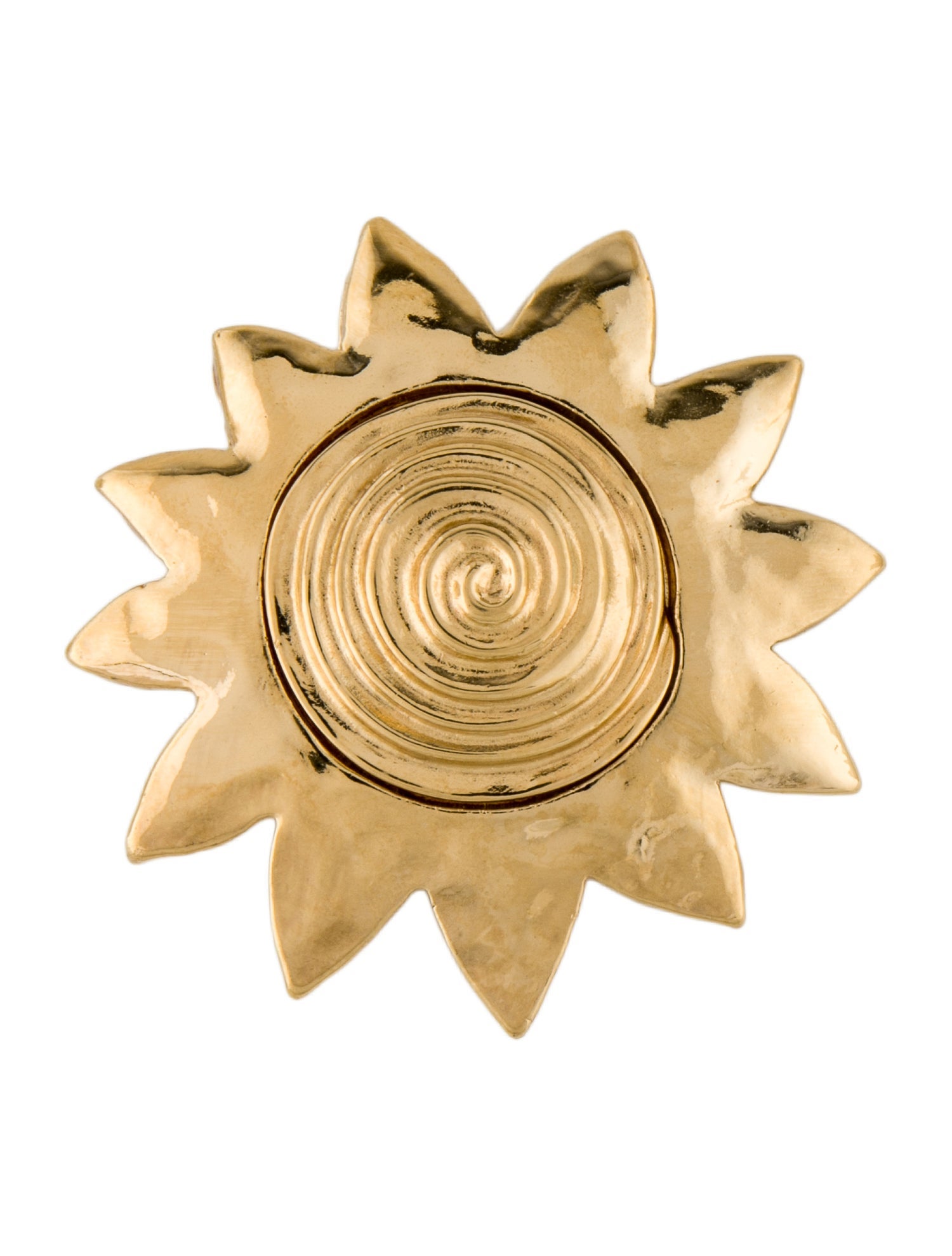 Givenchy Vintage Sun Brooch Pin