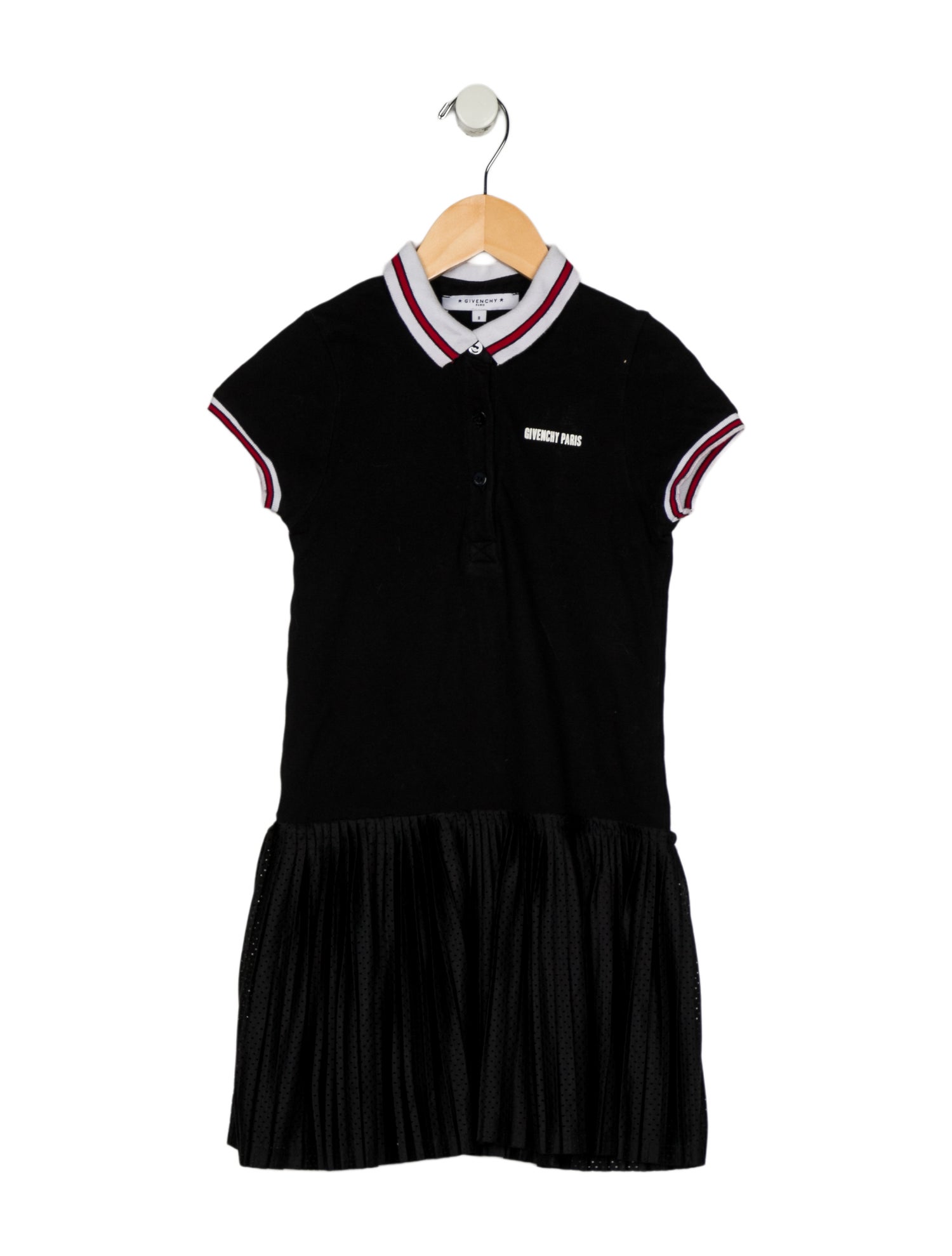 Givenchy Girls' Short Sleeve Polo Dress