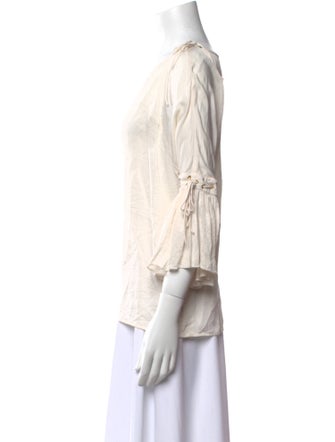 Givenchy Silk Bateau Neckline Blouse